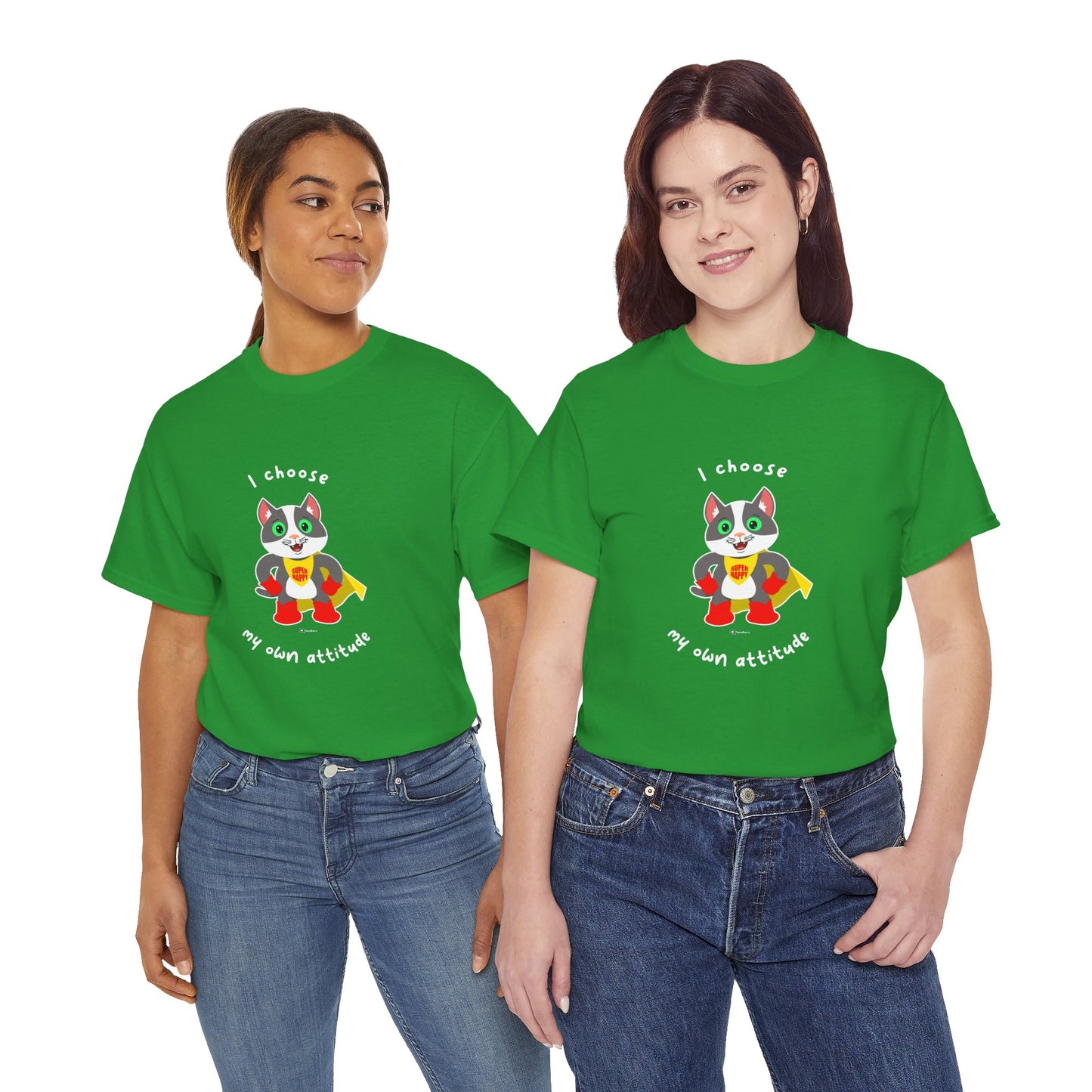 T-Shirt - PosiCat - I choose my own attitude
