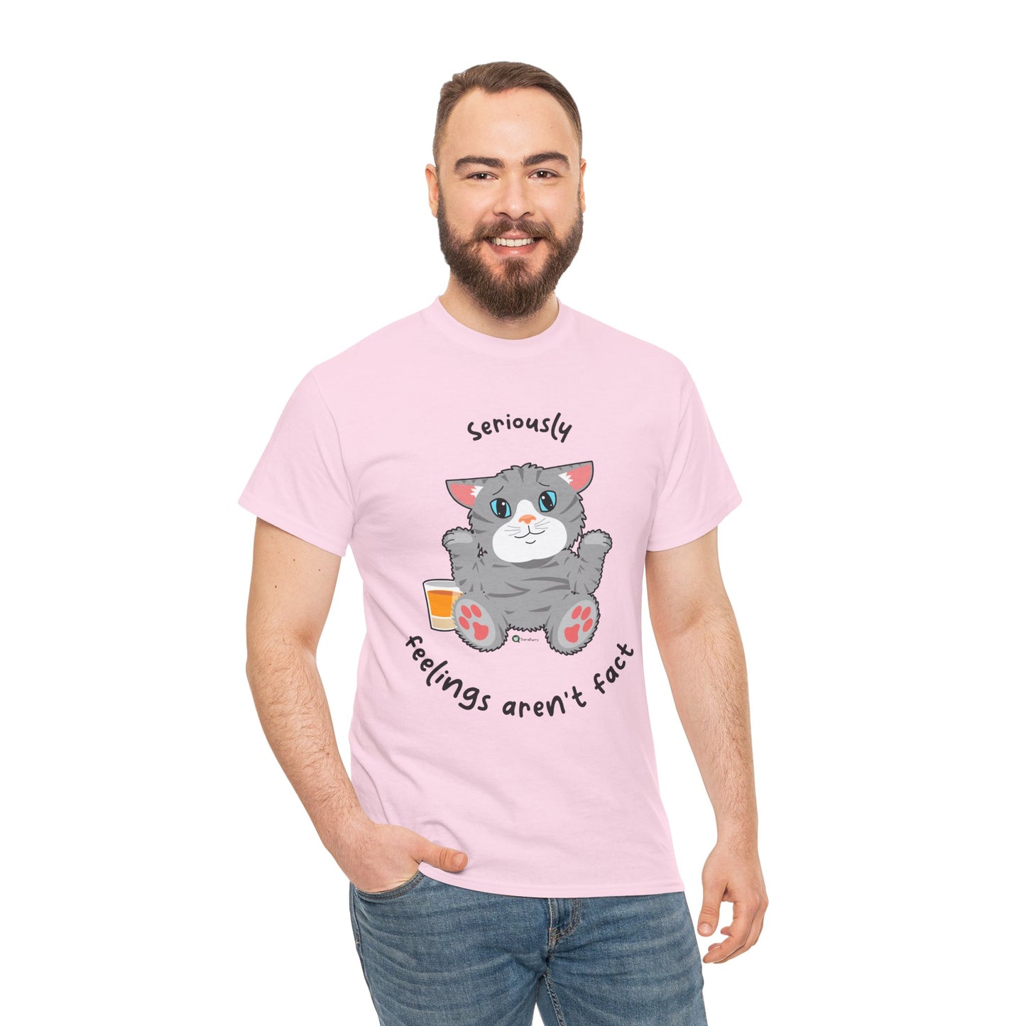 T-Shirt - TheraCat - Seriously feelings aren't fact