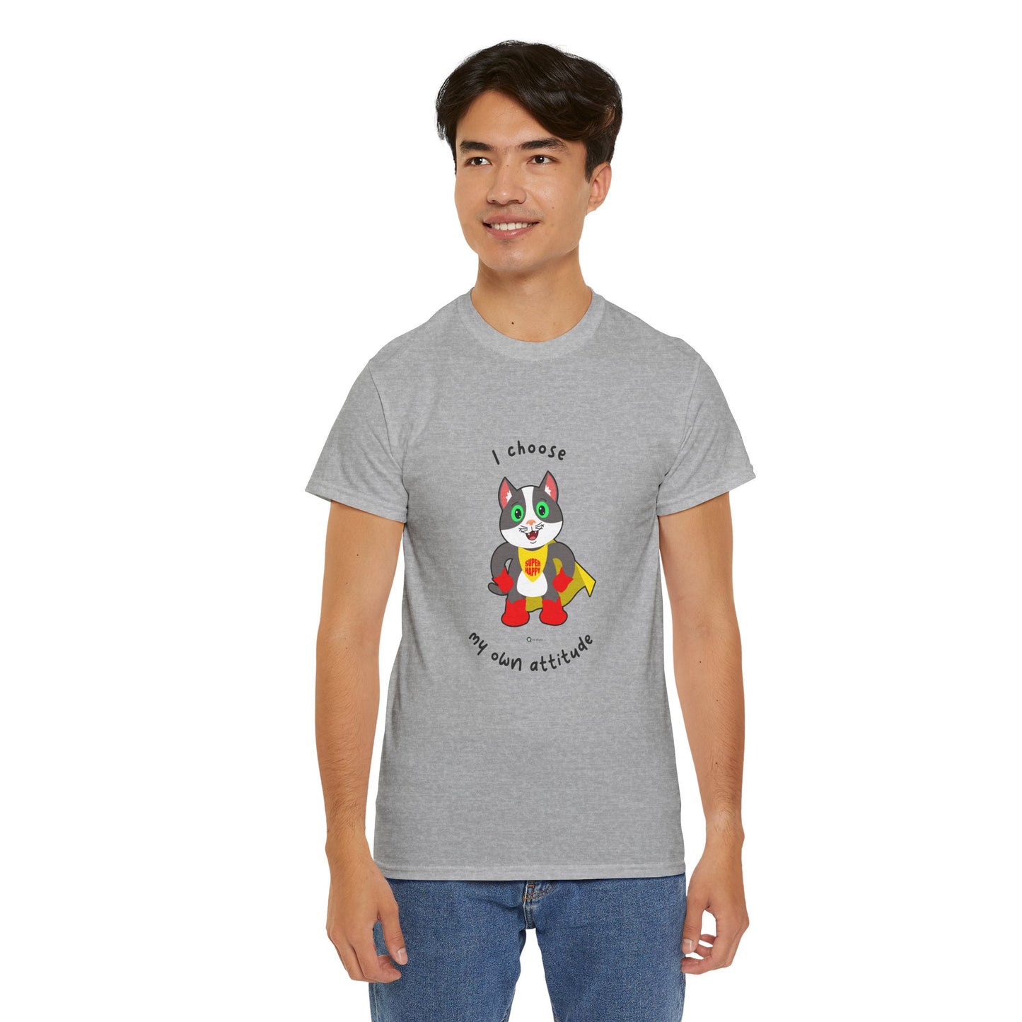 T-Shirt - PosiCat - I choose my own attitude