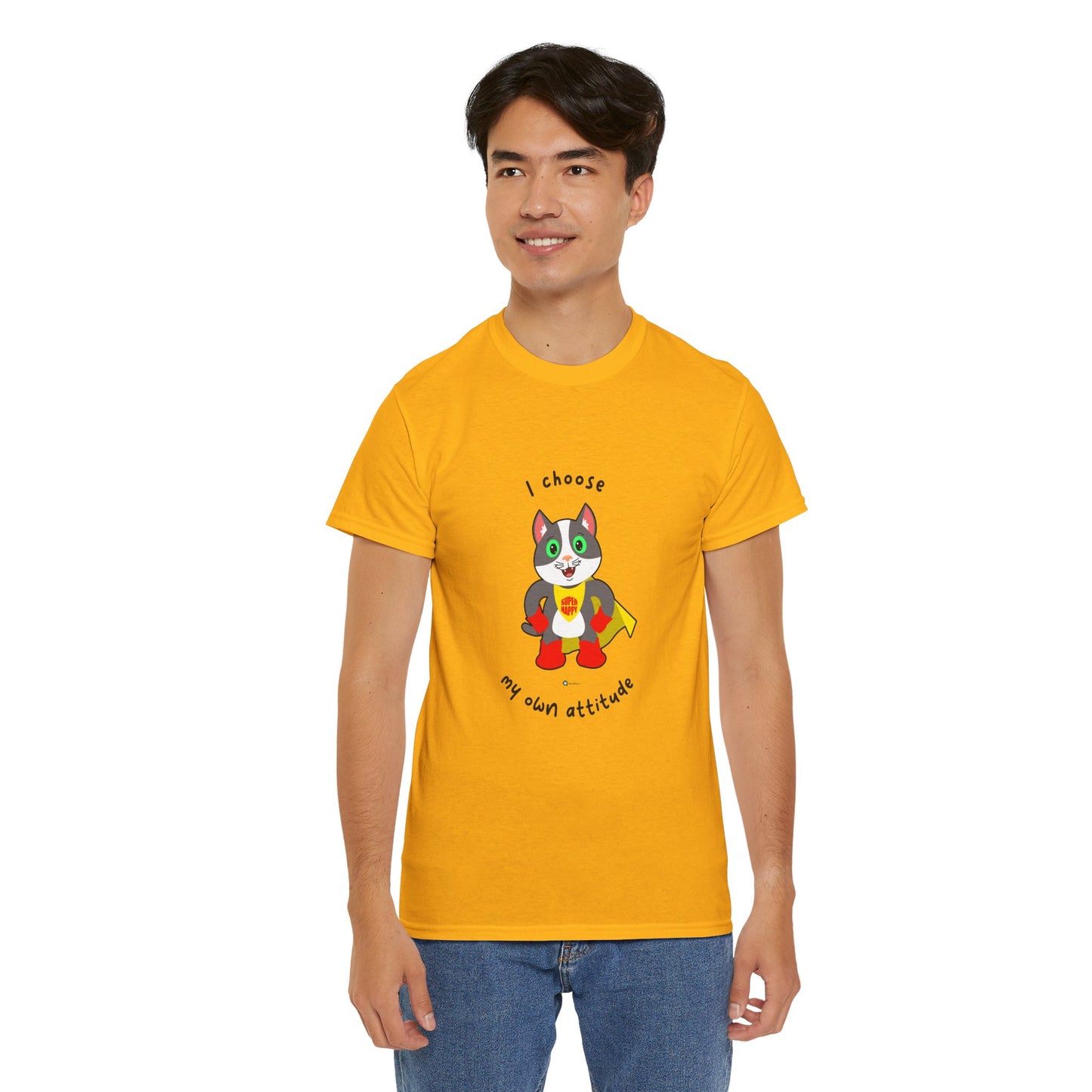 T-Shirt - PosiCat - I choose my own attitude