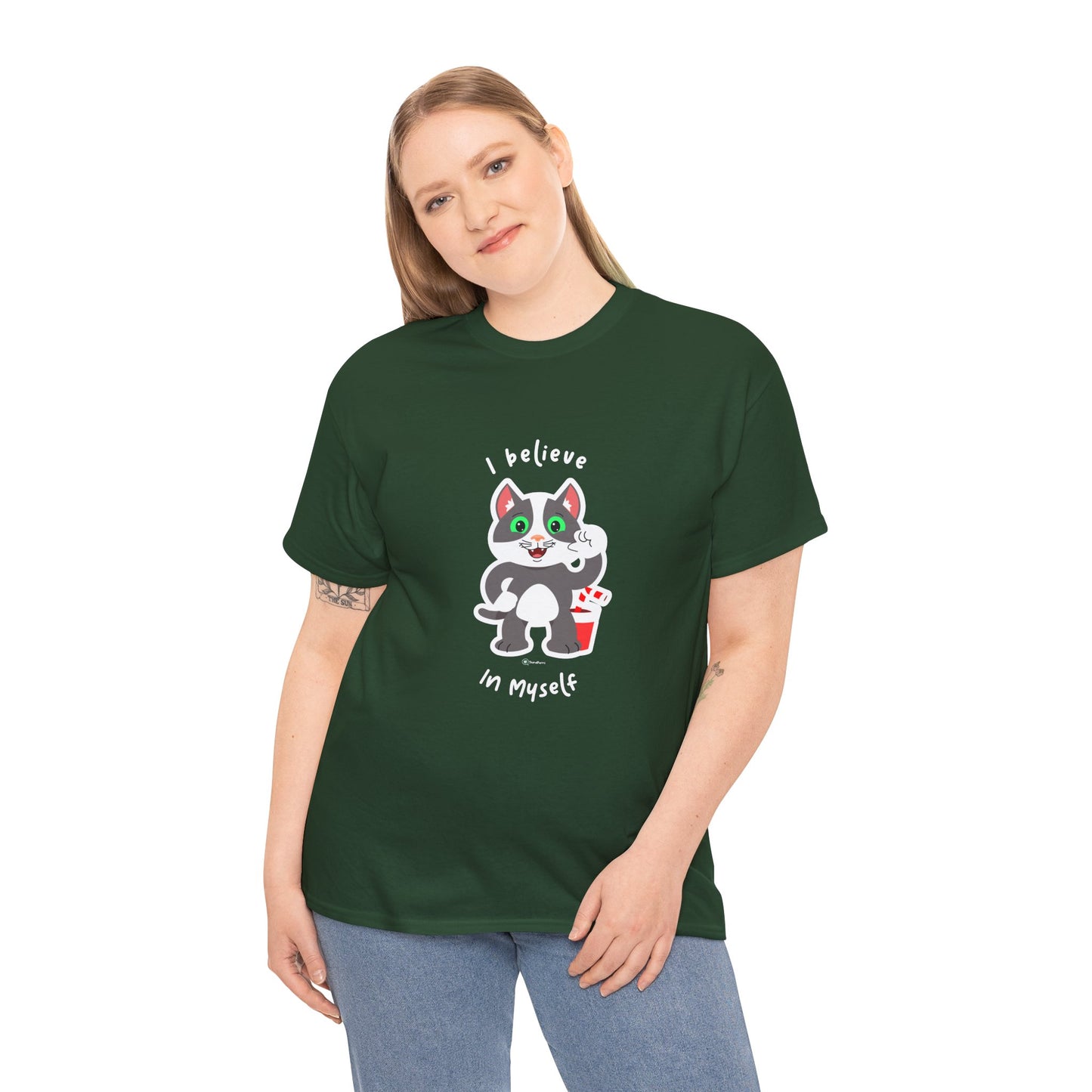 T-Shirt - PosiCat - I believe in myself