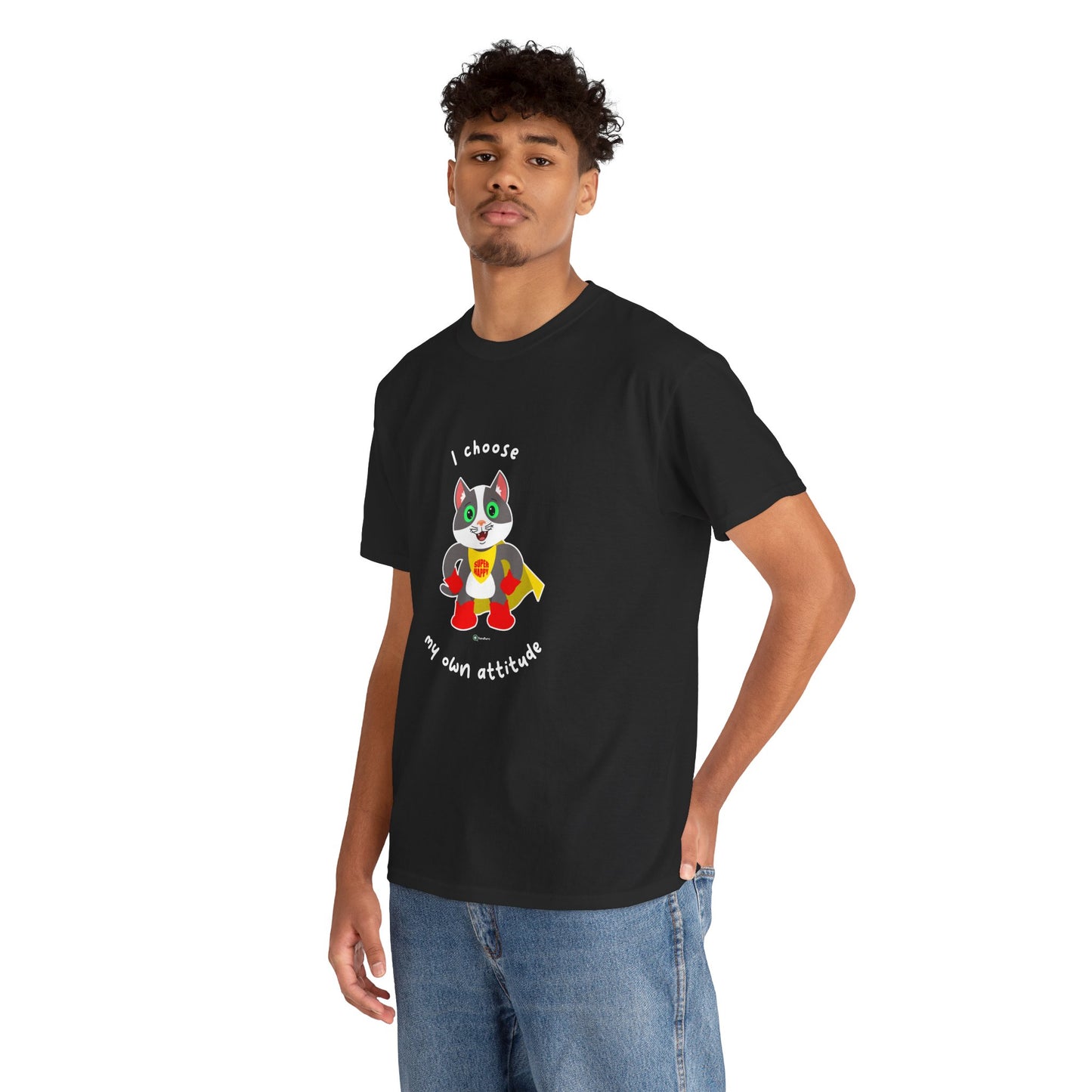 T-Shirt - PosiCat - I choose my own attitude