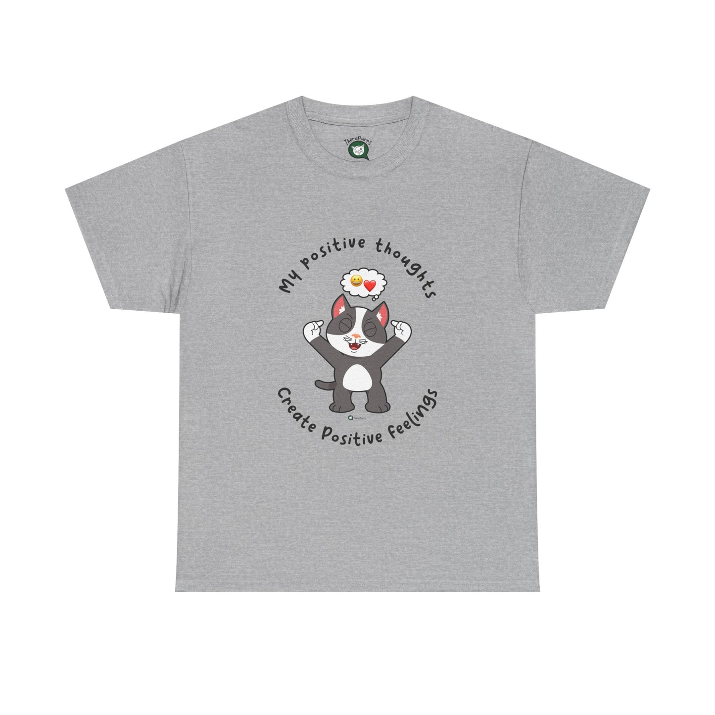 T-Shirt - PosiCat - My positive thoughts create positive feelings