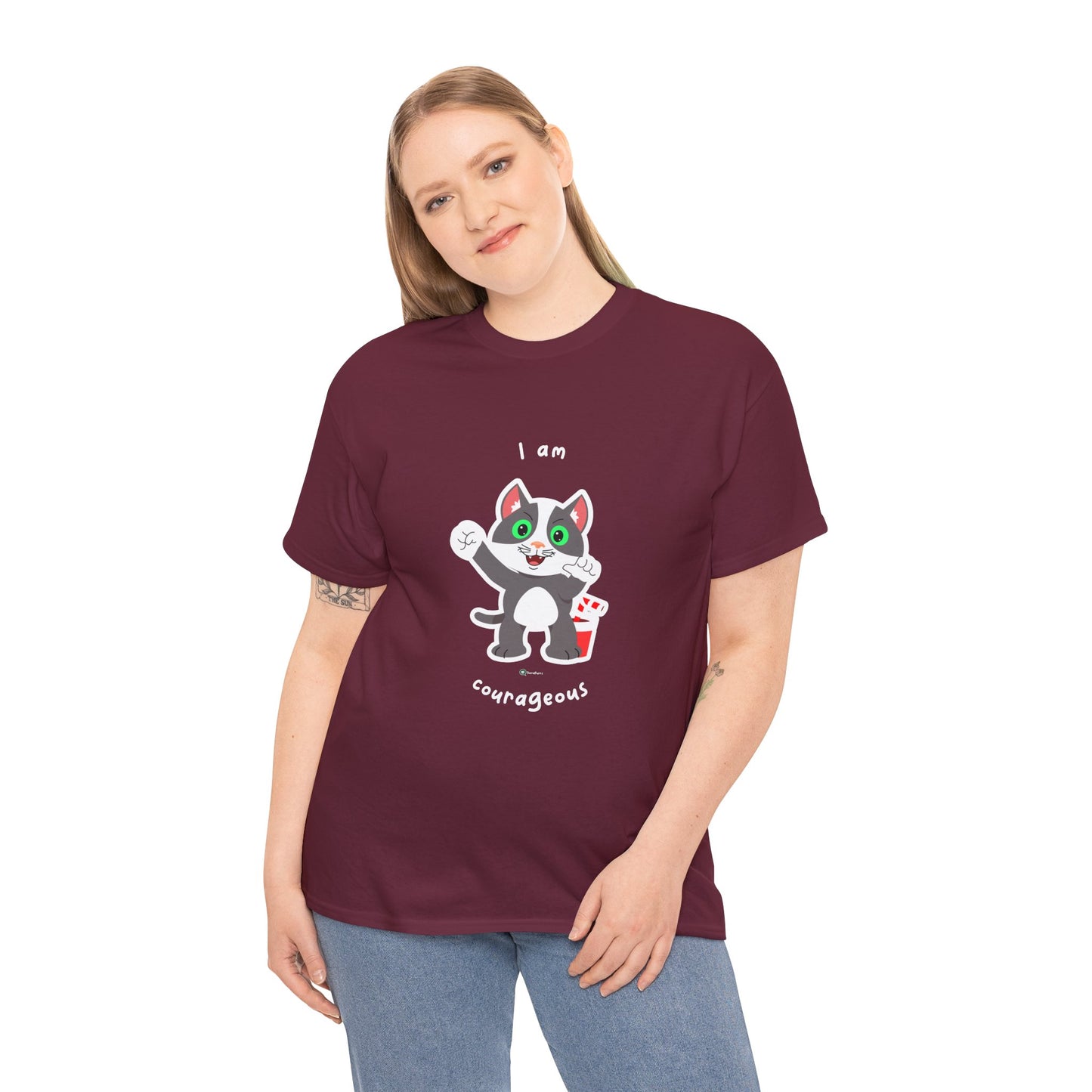 T-Shirt - PosiCat - I am courageous