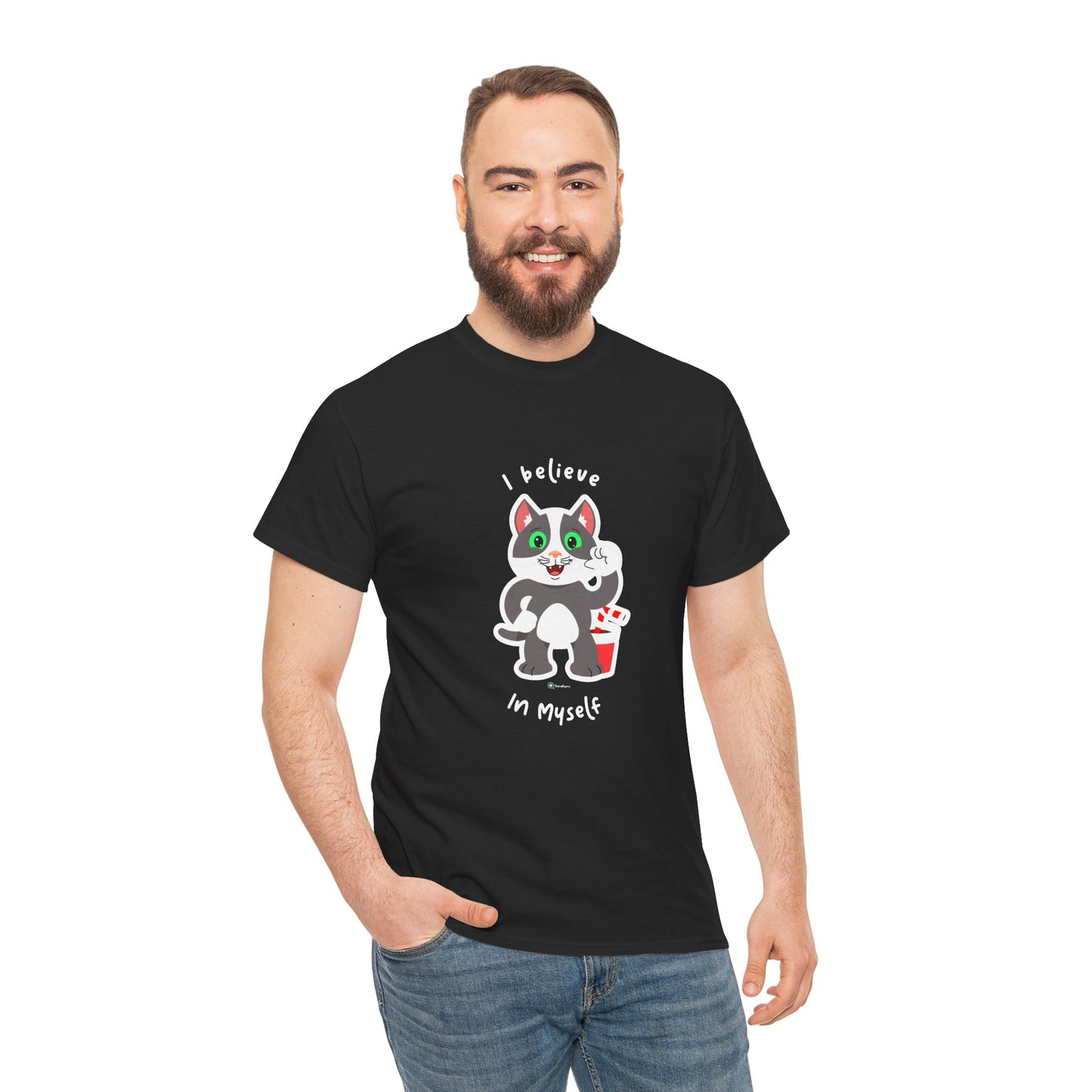 T-Shirt - PosiCat - I believe in myself