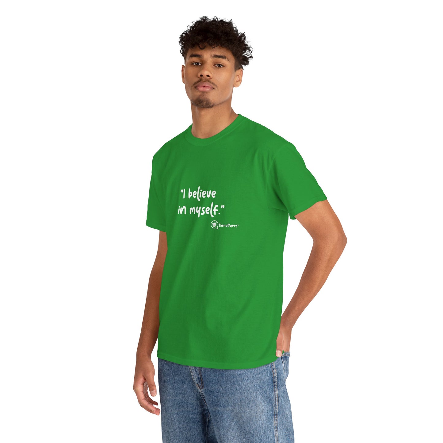 TheraPurrs Phrase T-Shirt - "I believe in myself"