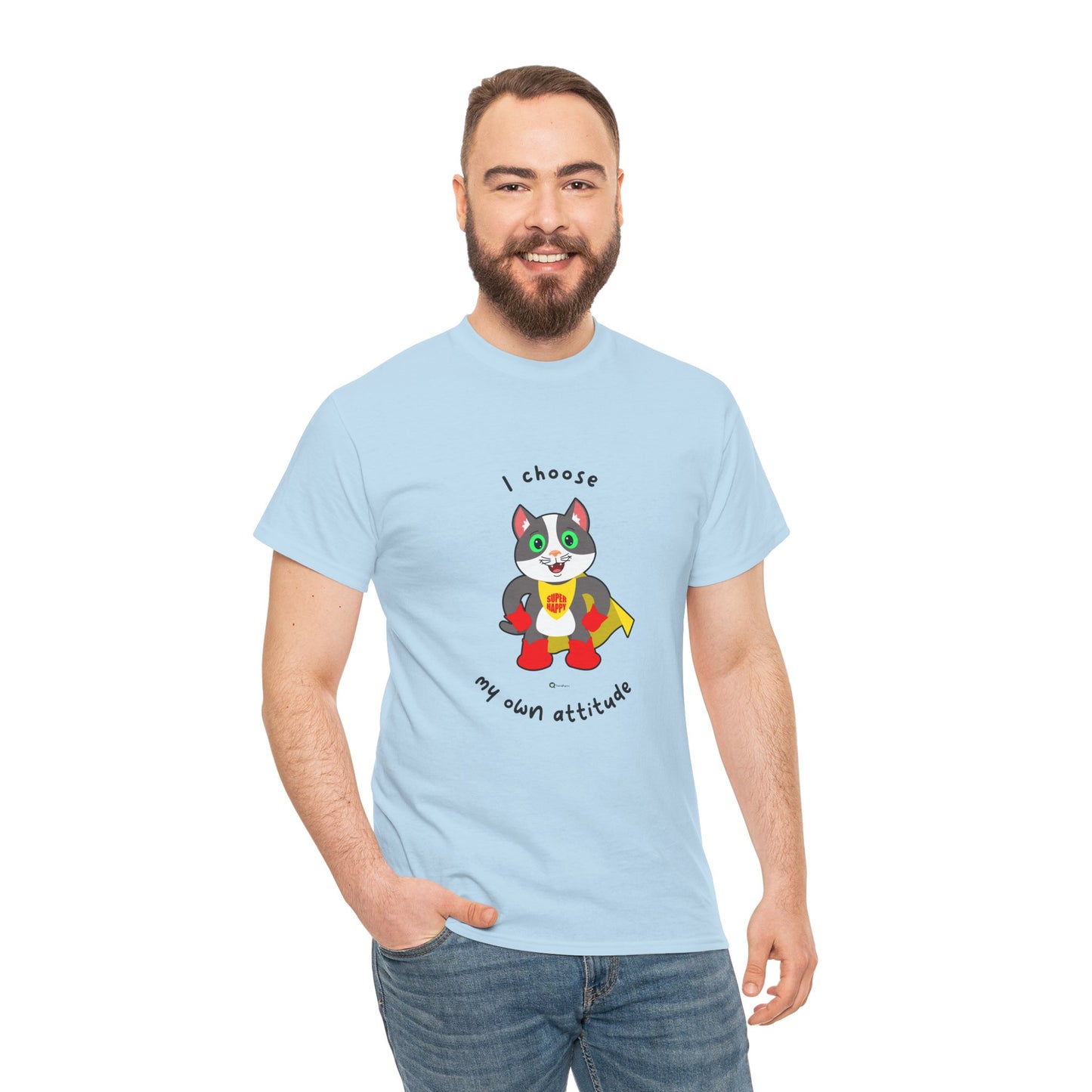 T-Shirt - PosiCat - I choose my own attitude