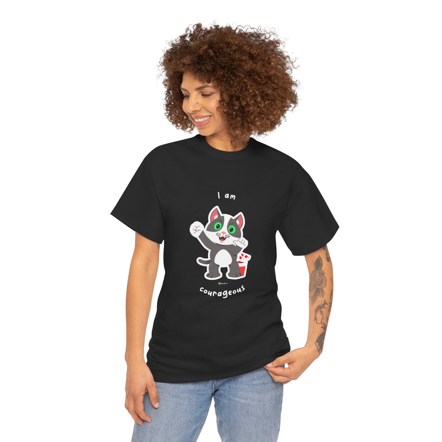 T-Shirt - PosiCat - I am courageous