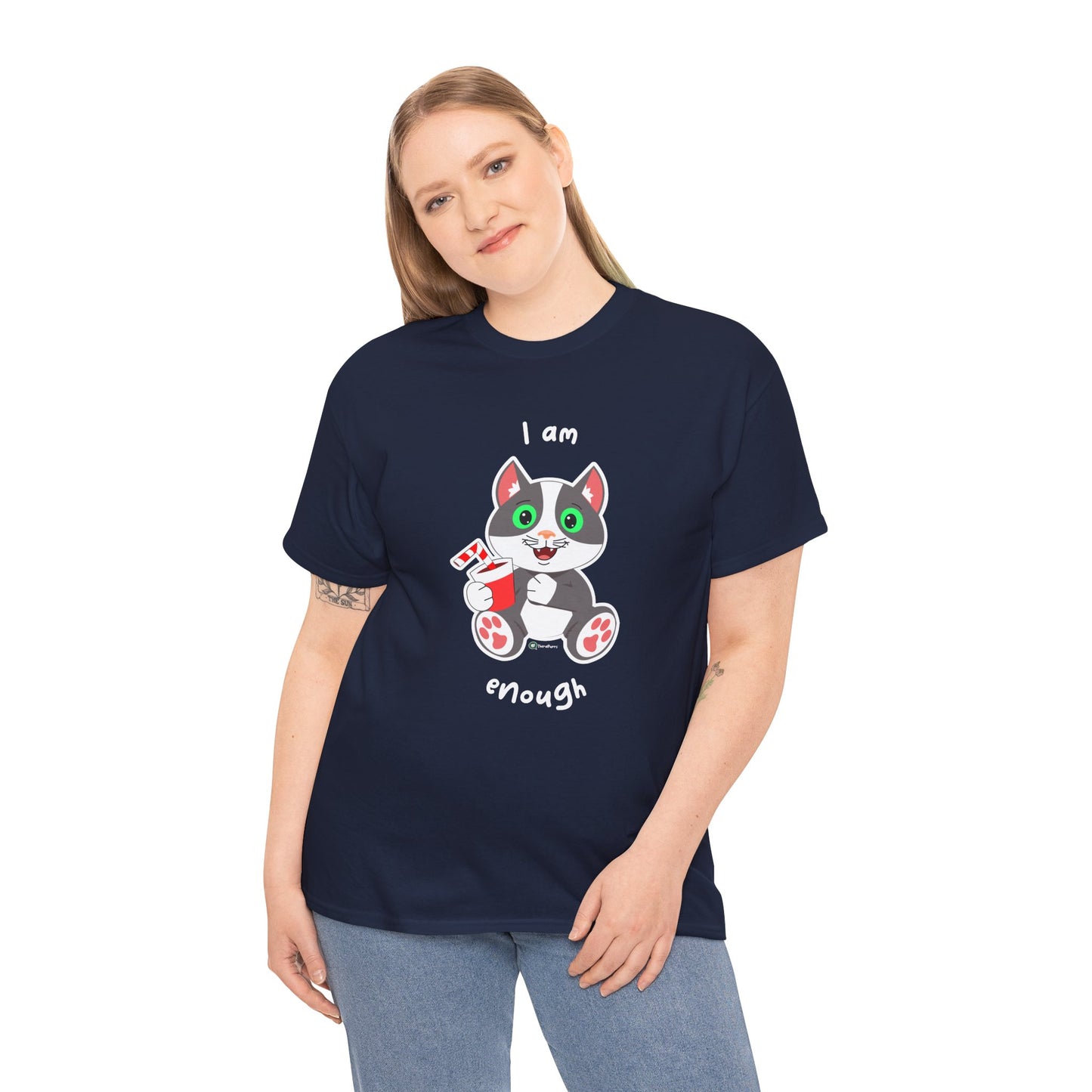 T-Shirt - PosiCat - I Am Enough