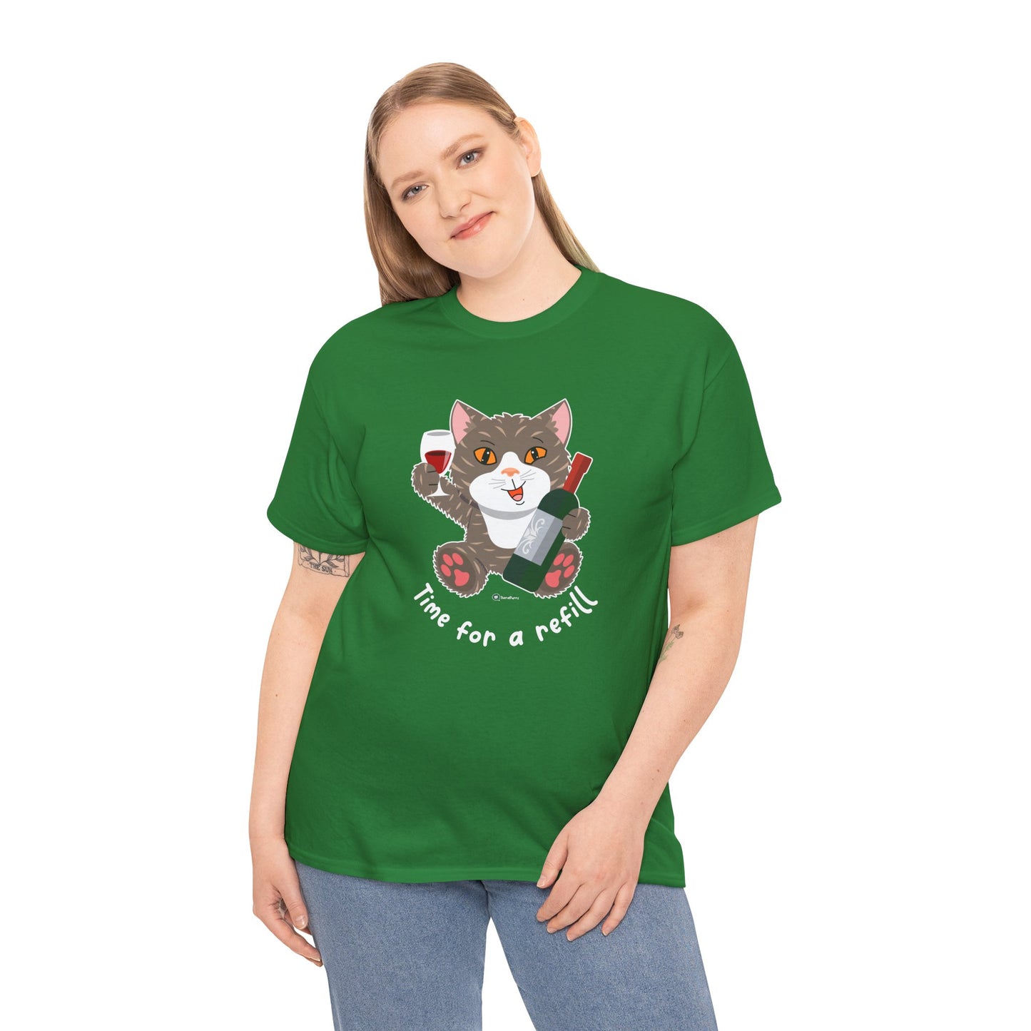 T-Shirt - HipaaCat - Time For A Refill