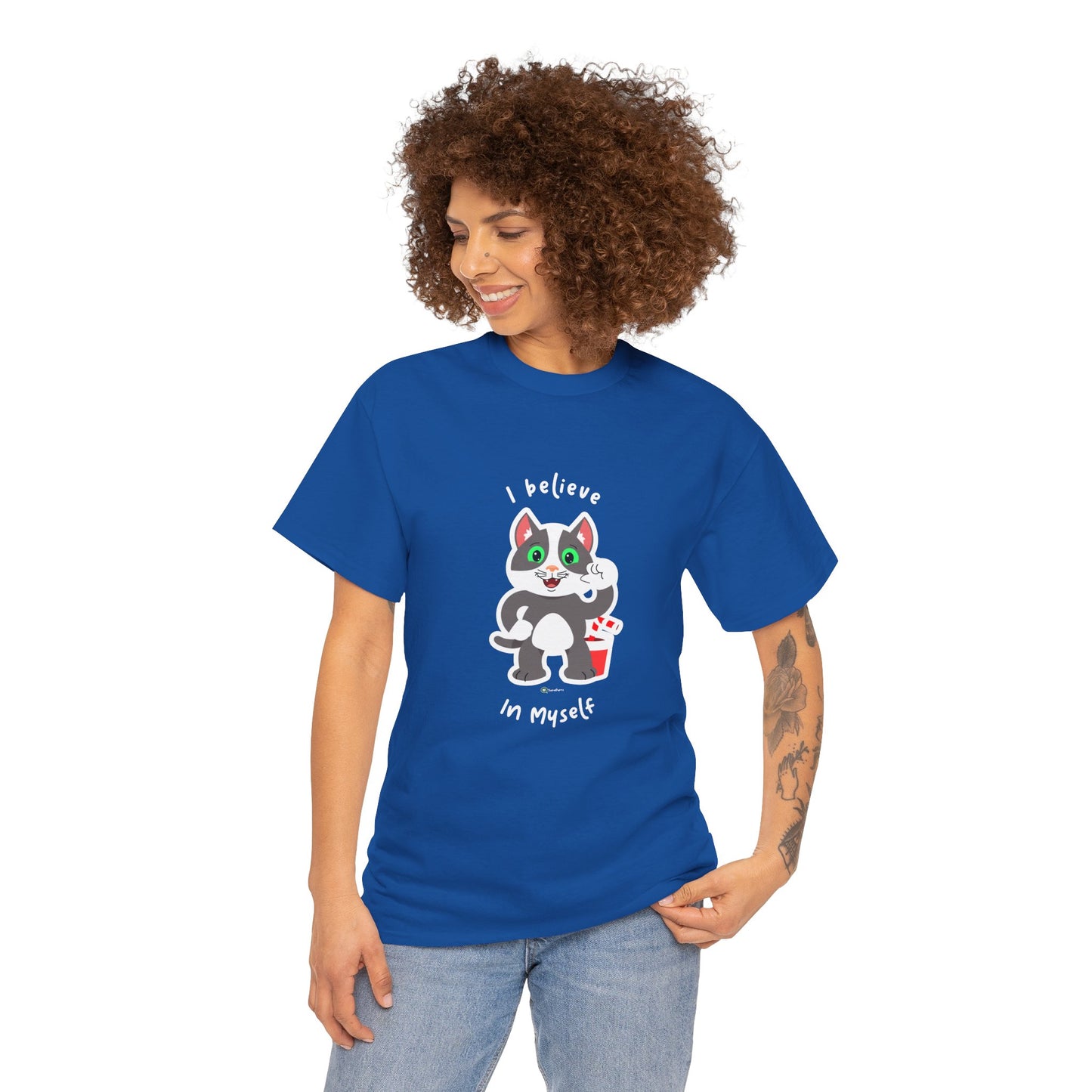 T-Shirt - PosiCat - I believe in myself