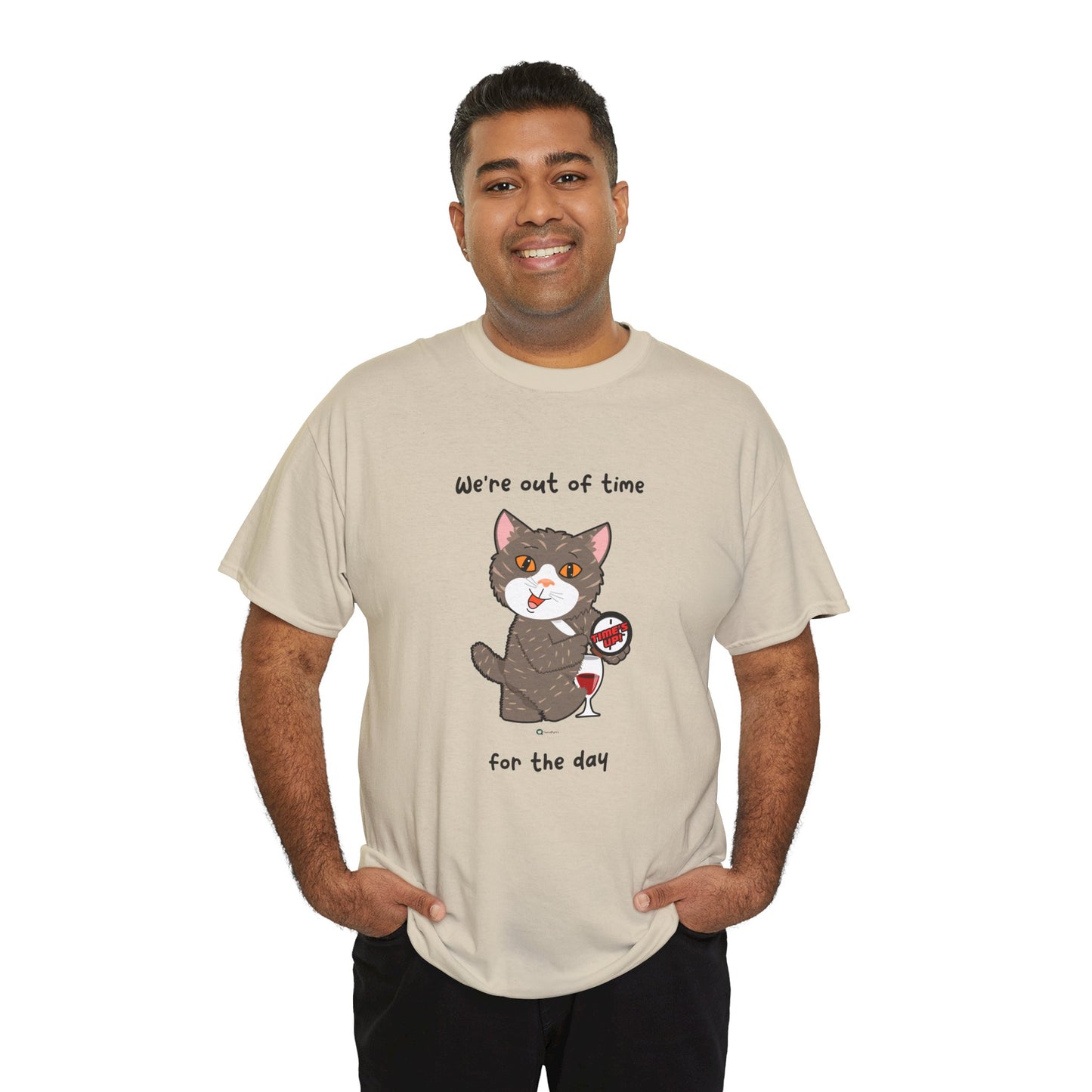 T-Shirt - HipaaCat - We're Out Of Time For The Day