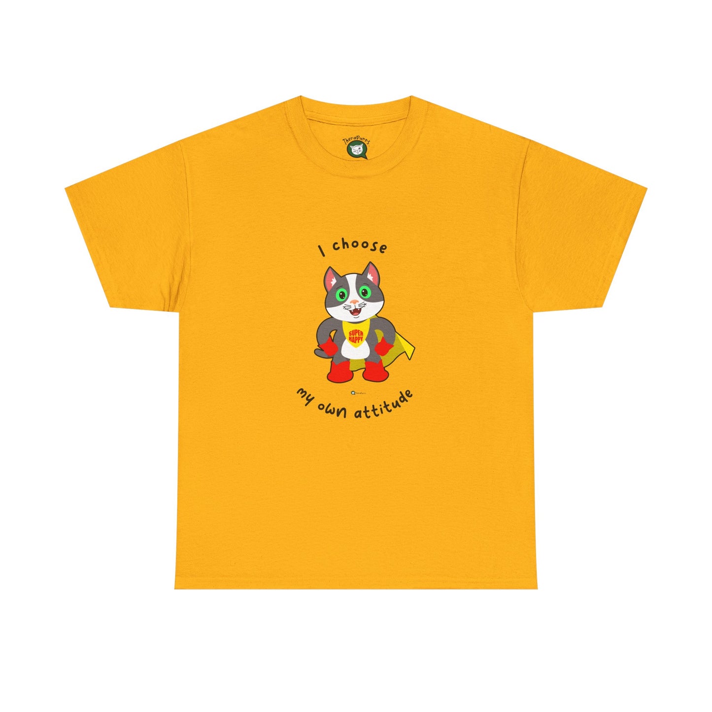 T-Shirt - PosiCat - I choose my own attitude