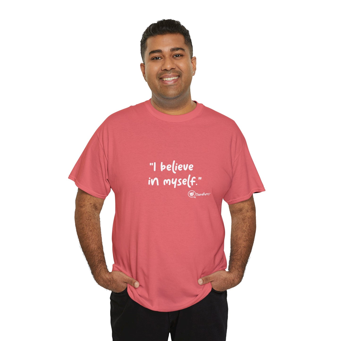 TheraPurrs Phrase T-Shirt - "I believe in myself"