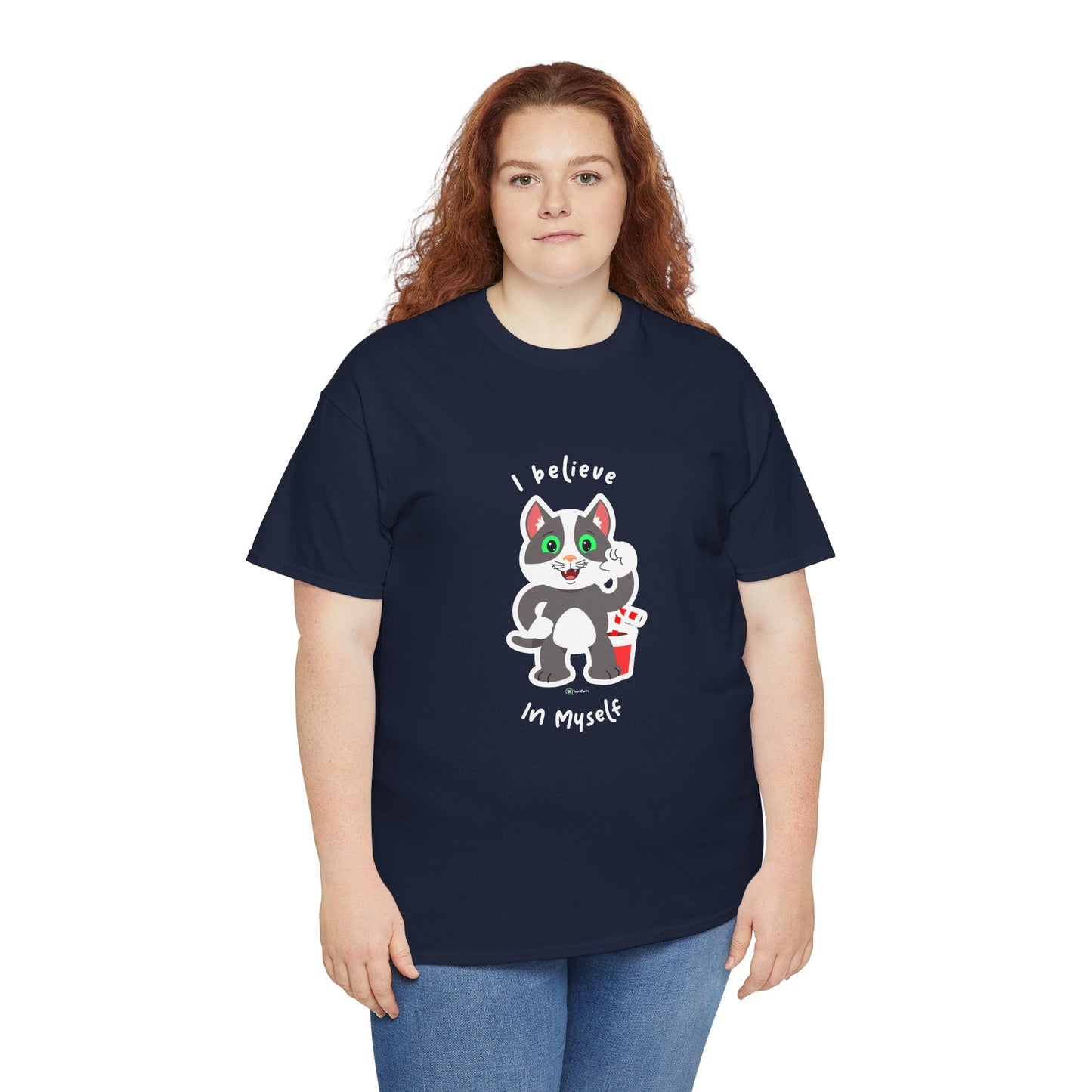 T-Shirt - PosiCat - I believe in myself