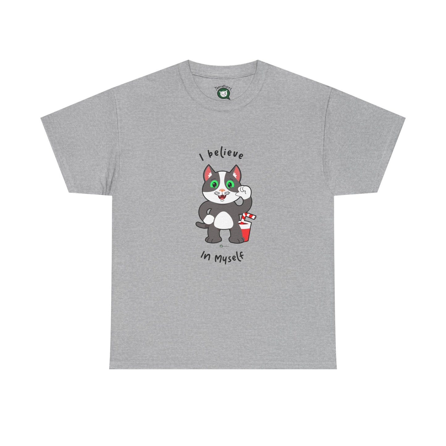 T-Shirt - PosiCat - I believe in myself