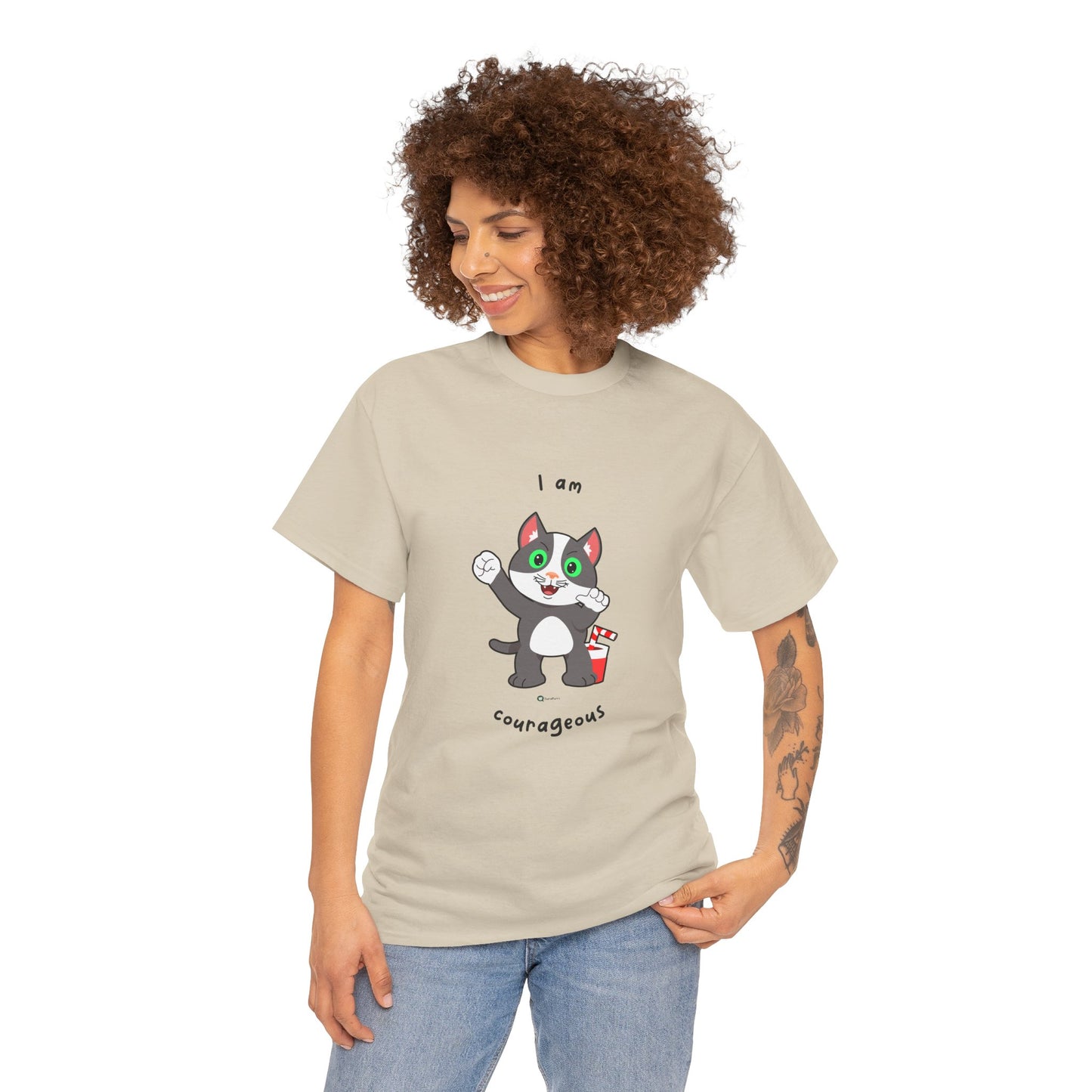 T-Shirt - PosiCat - I am courageous