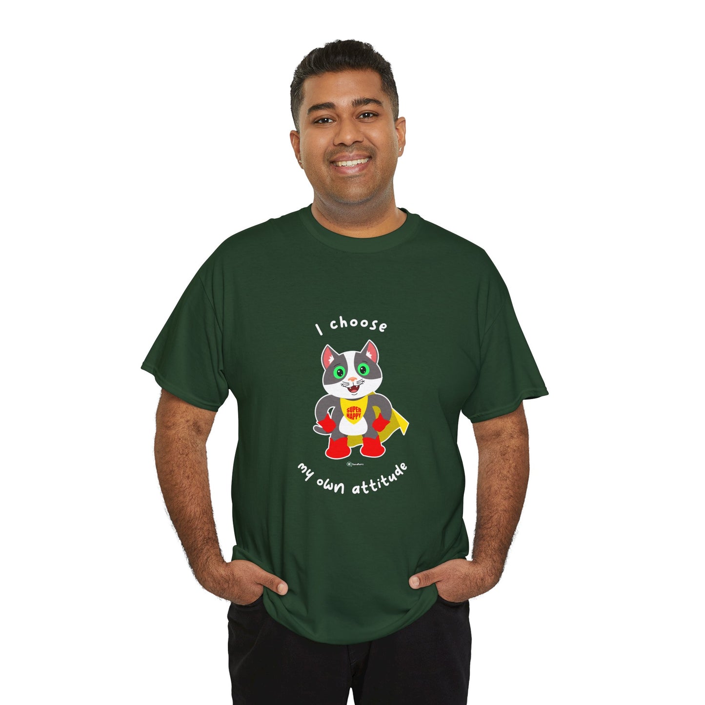 T-Shirt - PosiCat - I choose my own attitude