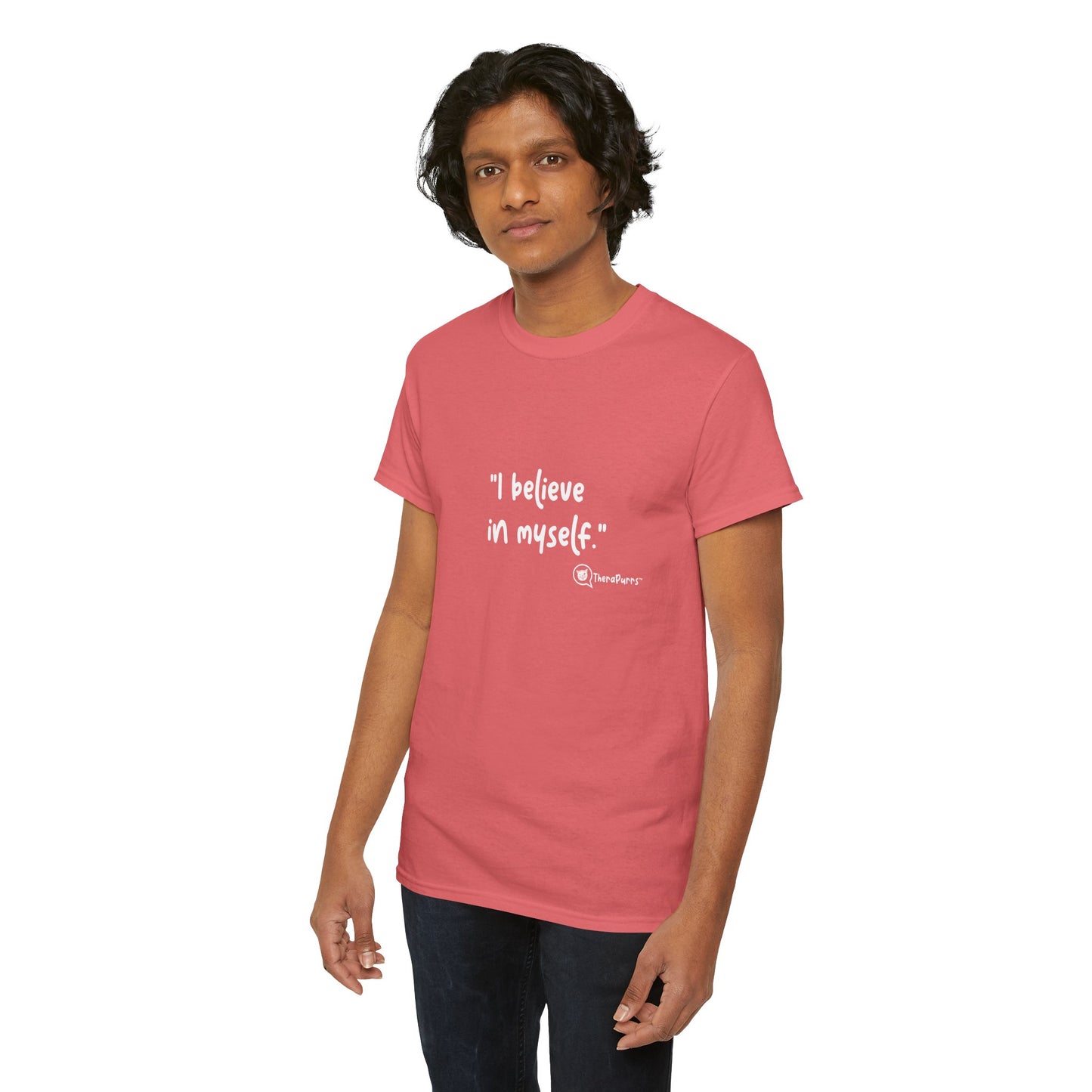 TheraPurrs Phrase T-Shirt - "I believe in myself"