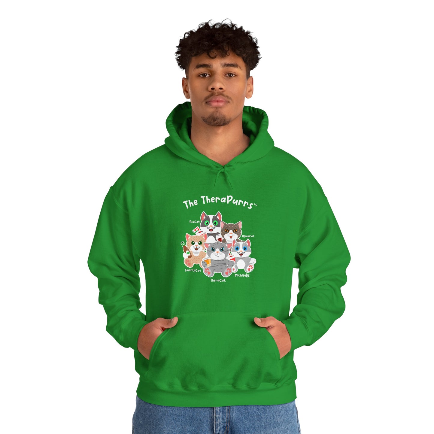 Sweatshirt - TheraPurrs - 5 Cats