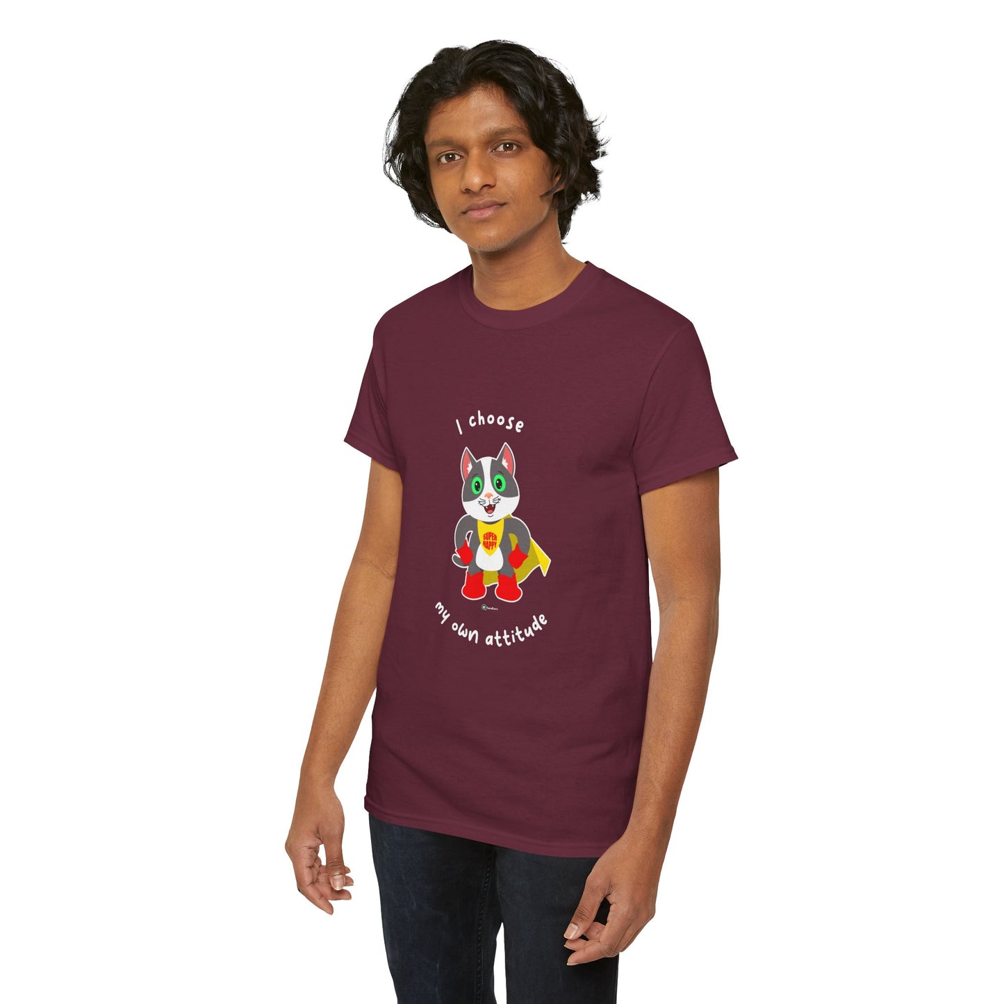T-Shirt - PosiCat - I choose my own attitude