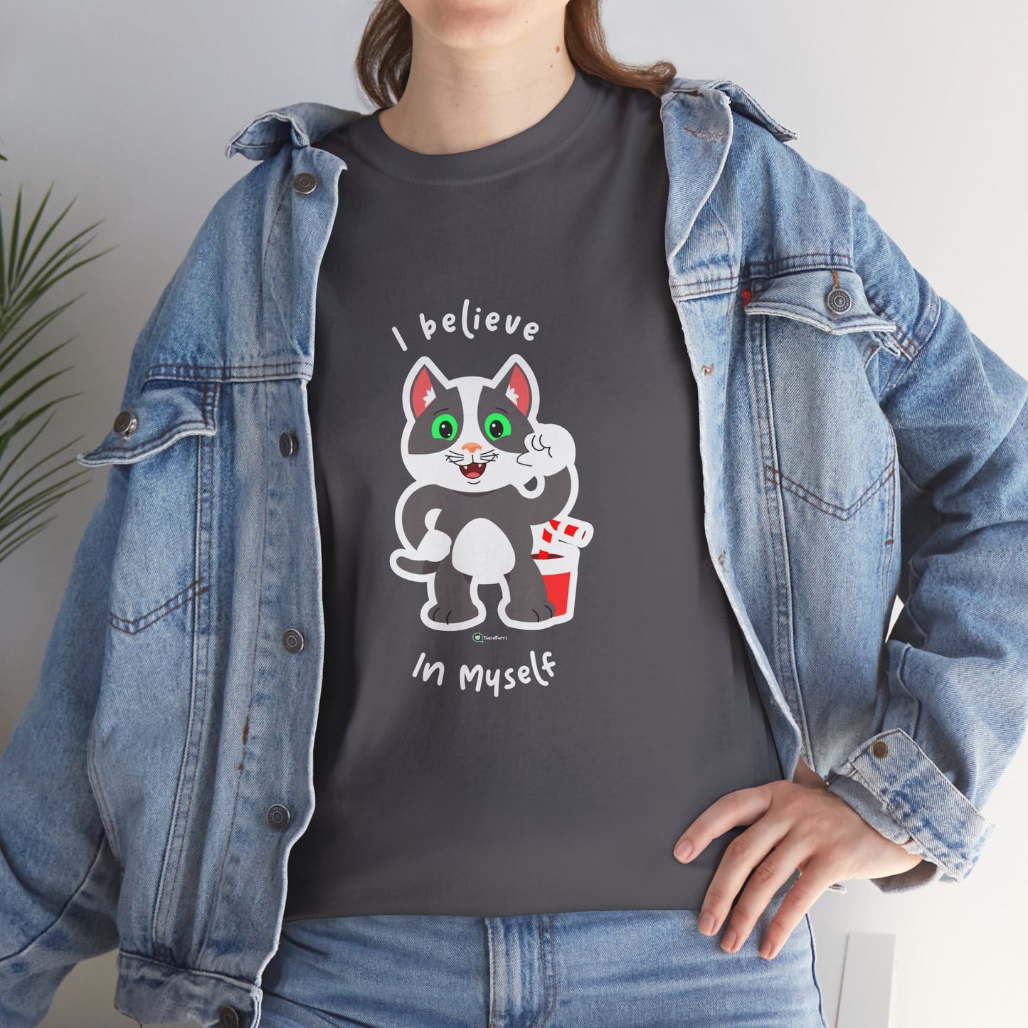 T-Shirt - PosiCat - I believe in myself