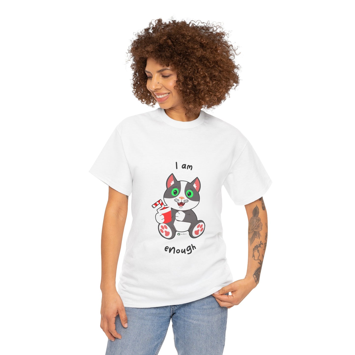 T-Shirt - PosiCat - I Am Enough