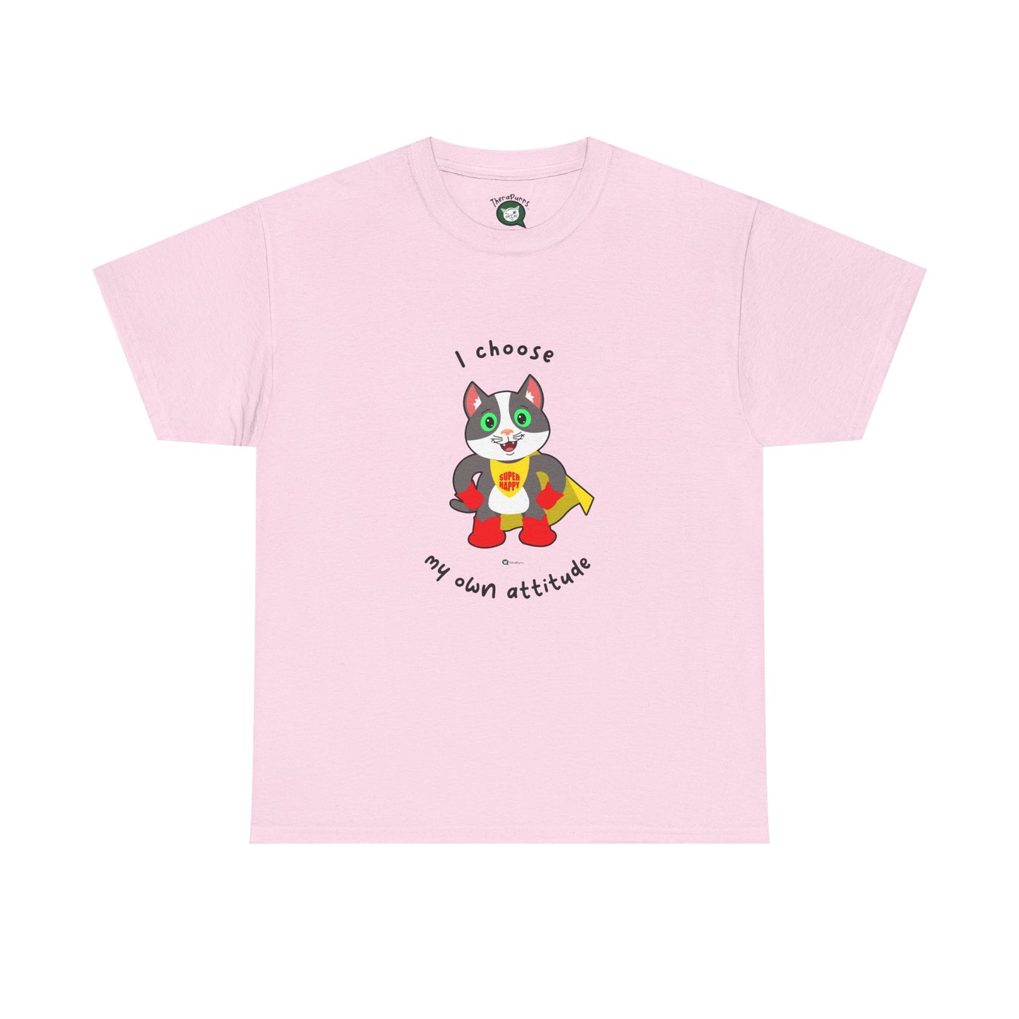 T-Shirt - PosiCat - I choose my own attitude