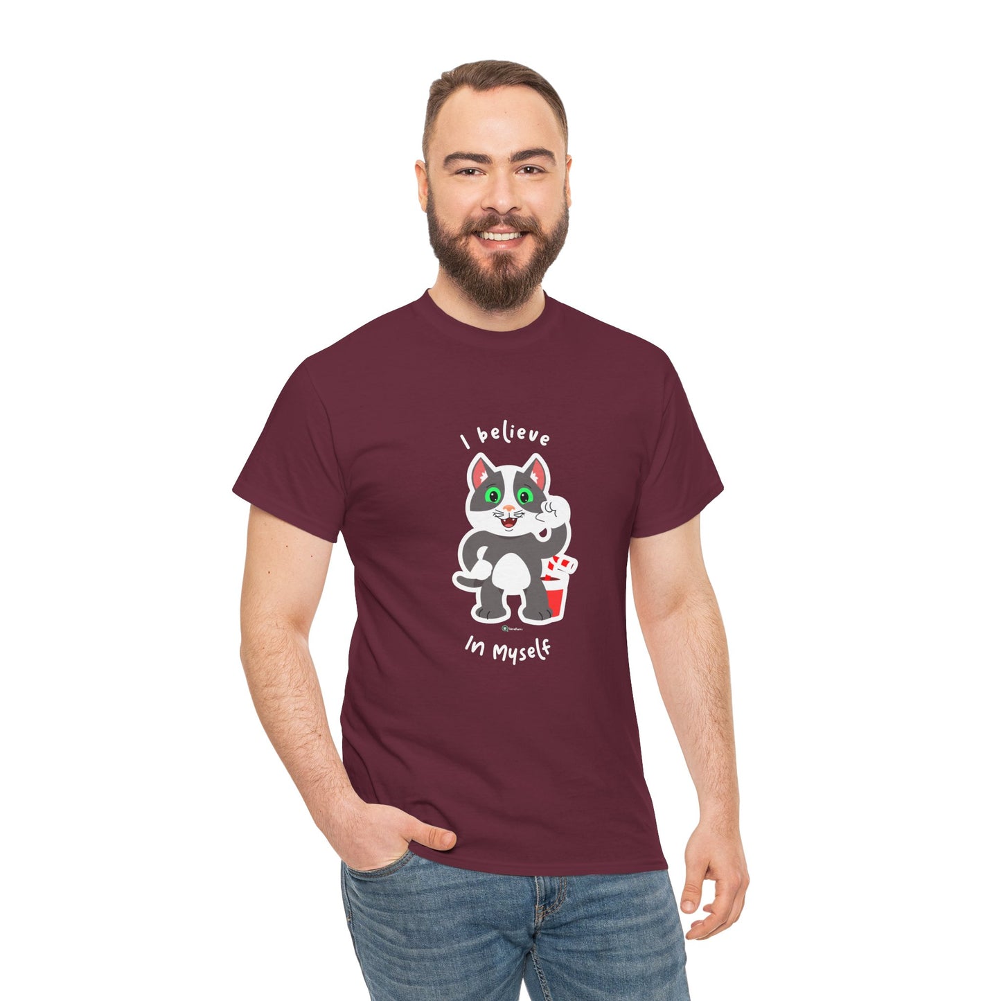 T-Shirt - PosiCat - I believe in myself