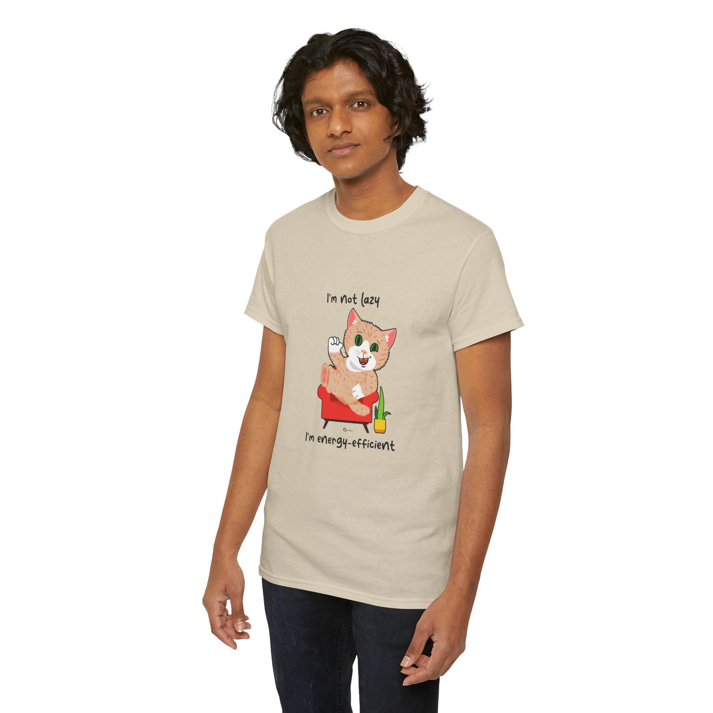 T-Shirt - SmartyCat - I'm not lazy. I'm energy efficient.
