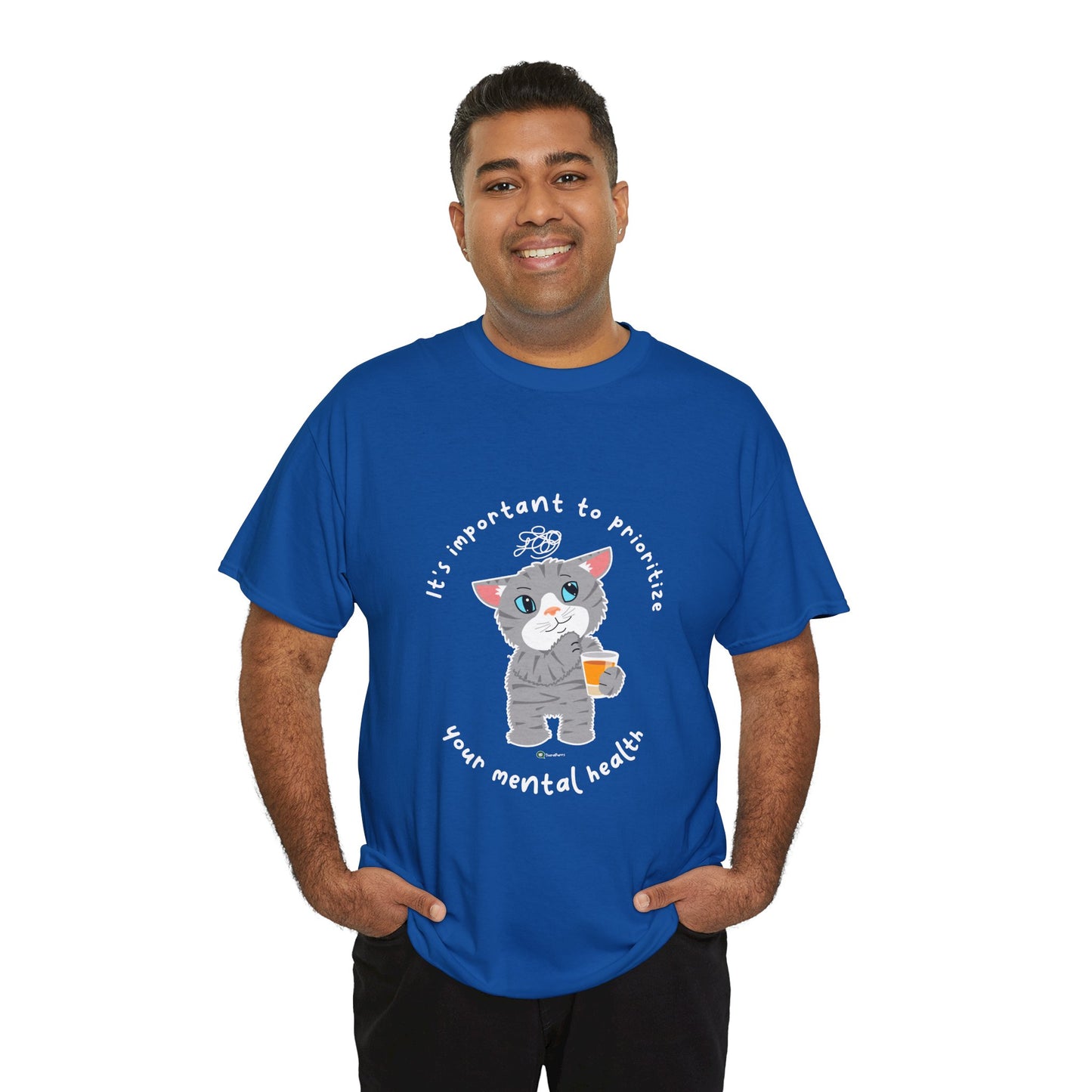 T-Shirt - TheraCat - It's important to prioritize your mental health