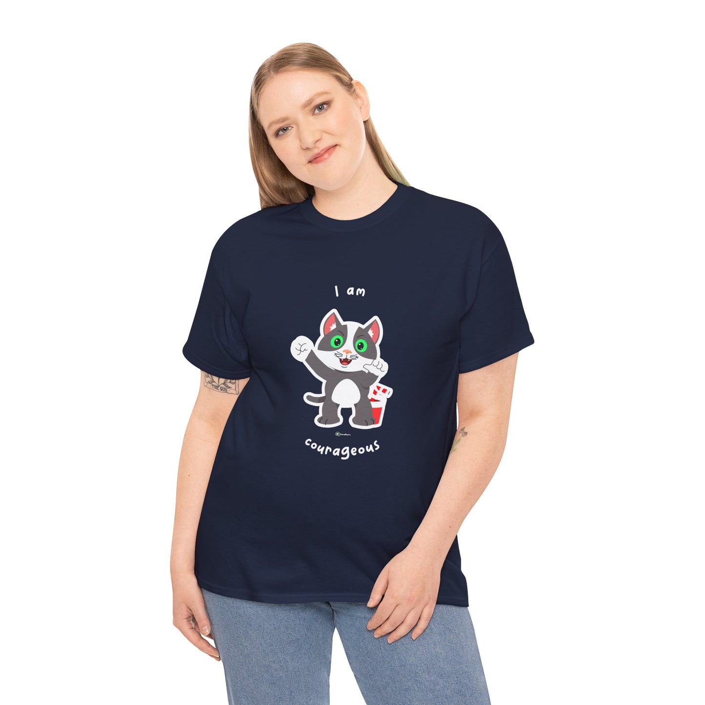 T-Shirt - PosiCat - I am courageous