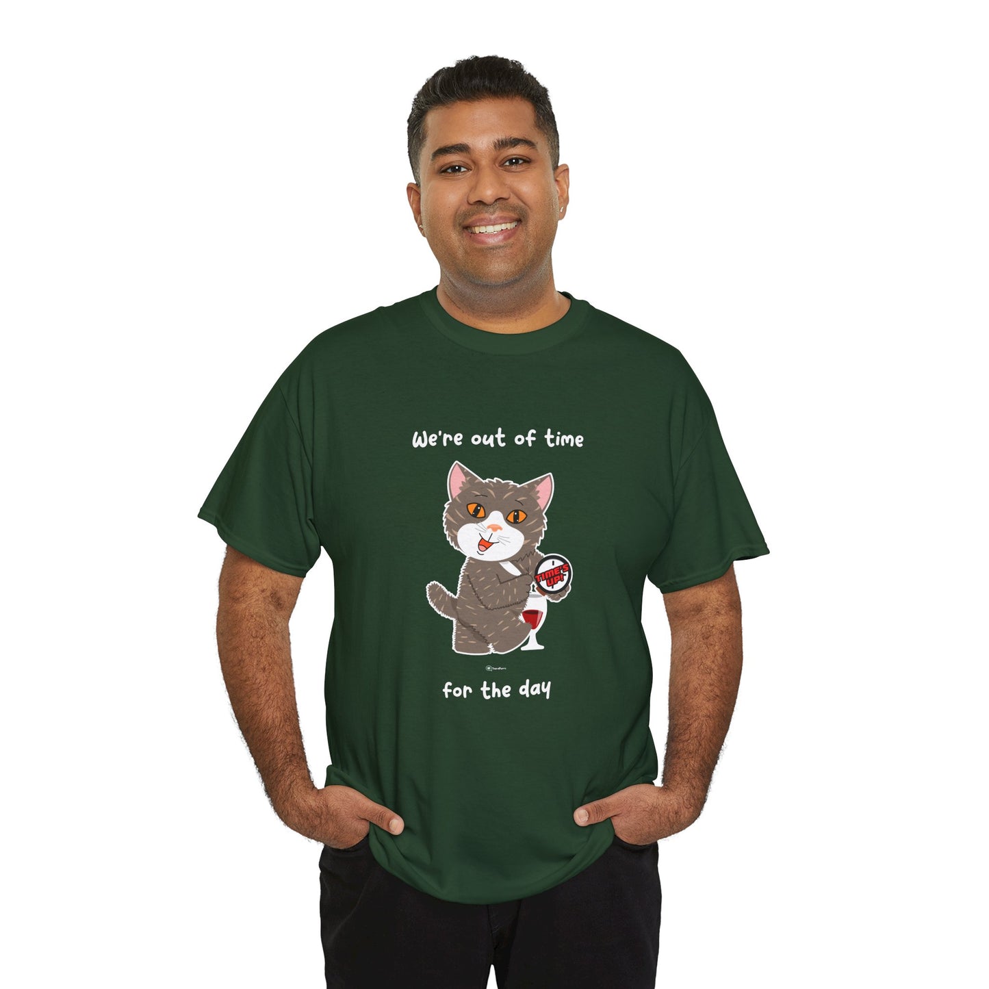 T-Shirt - HipaaCat - We're Out Of Time For The Day