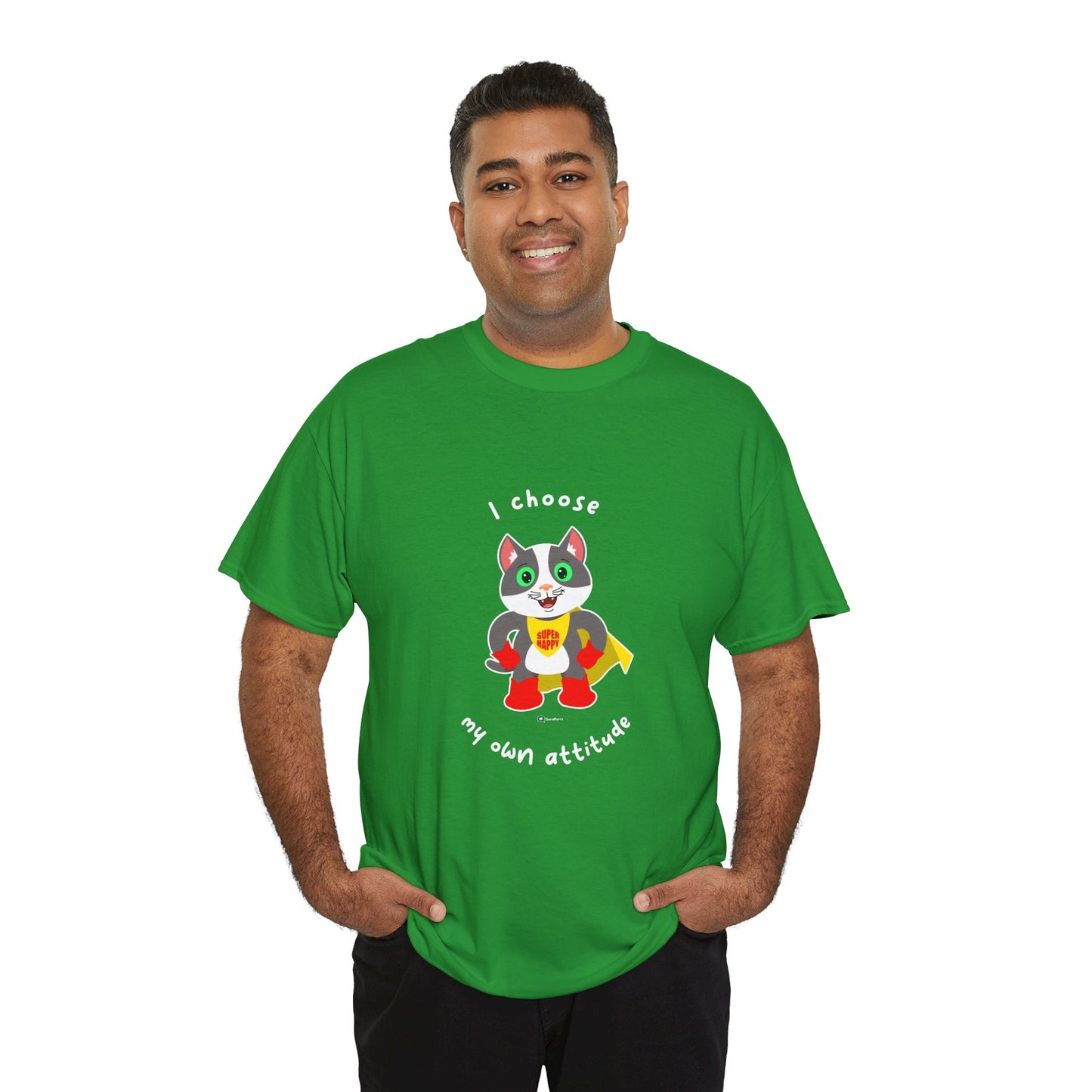 T-Shirt - PosiCat - I choose my own attitude