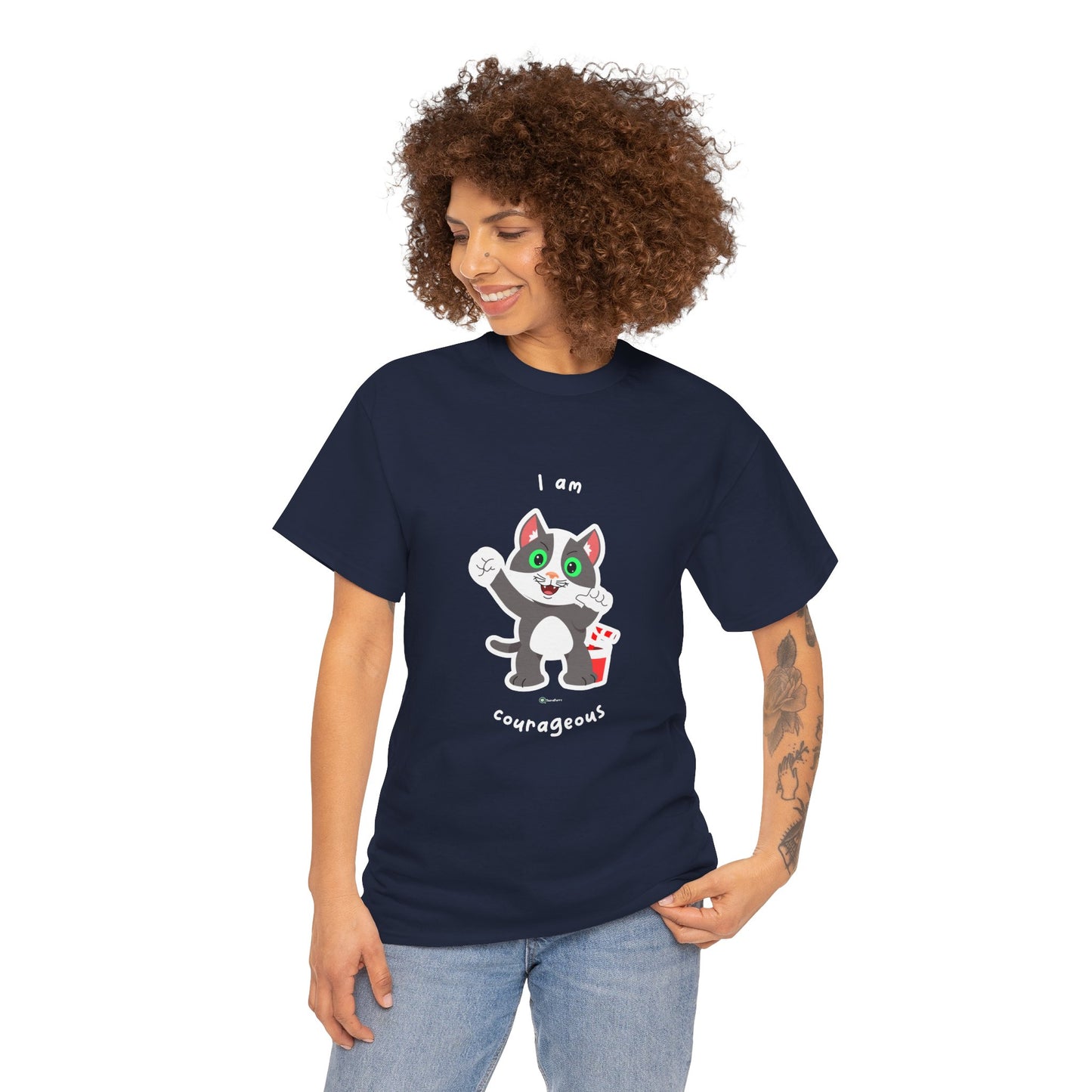T-Shirt - PosiCat - I am courageous