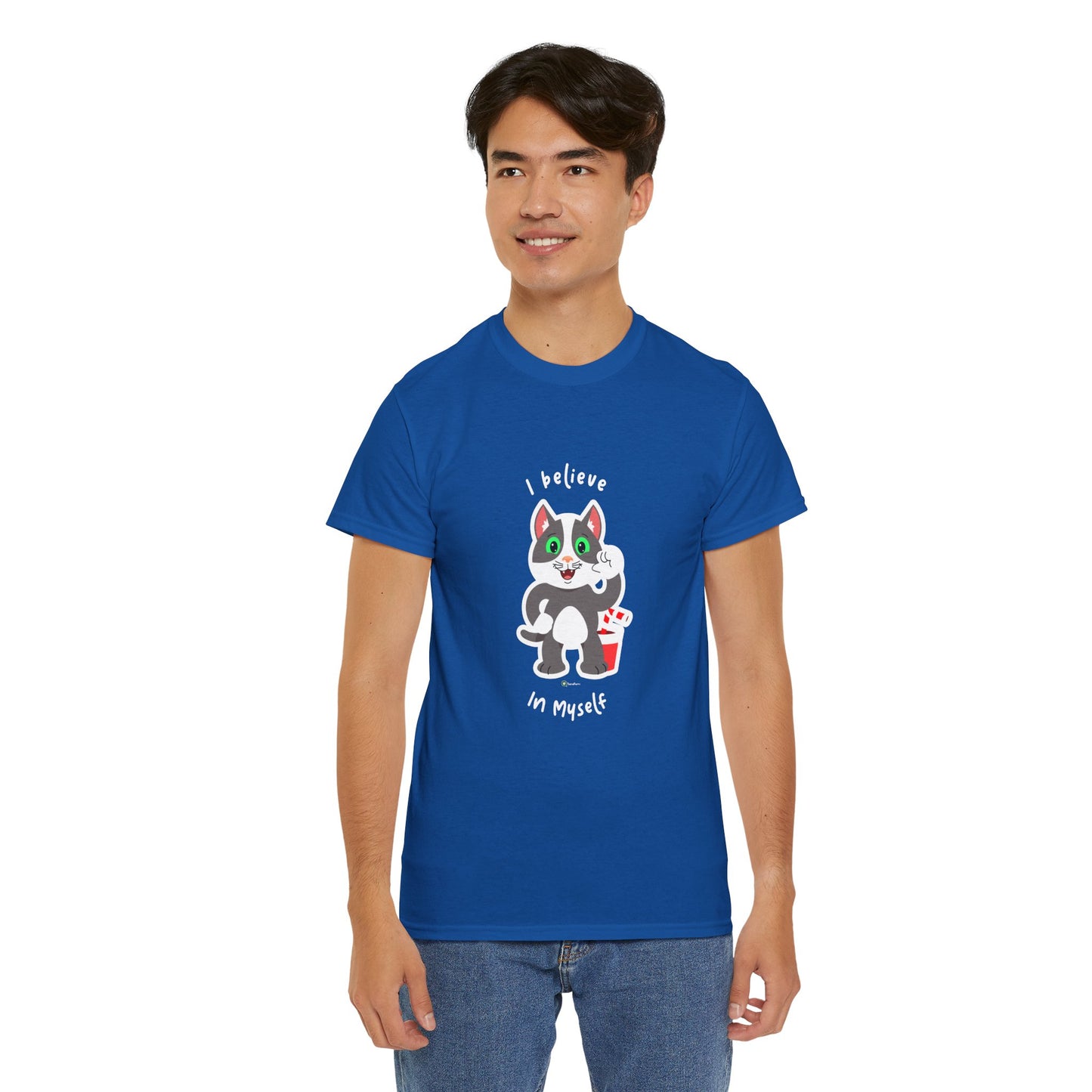 T-Shirt - PosiCat - I believe in myself