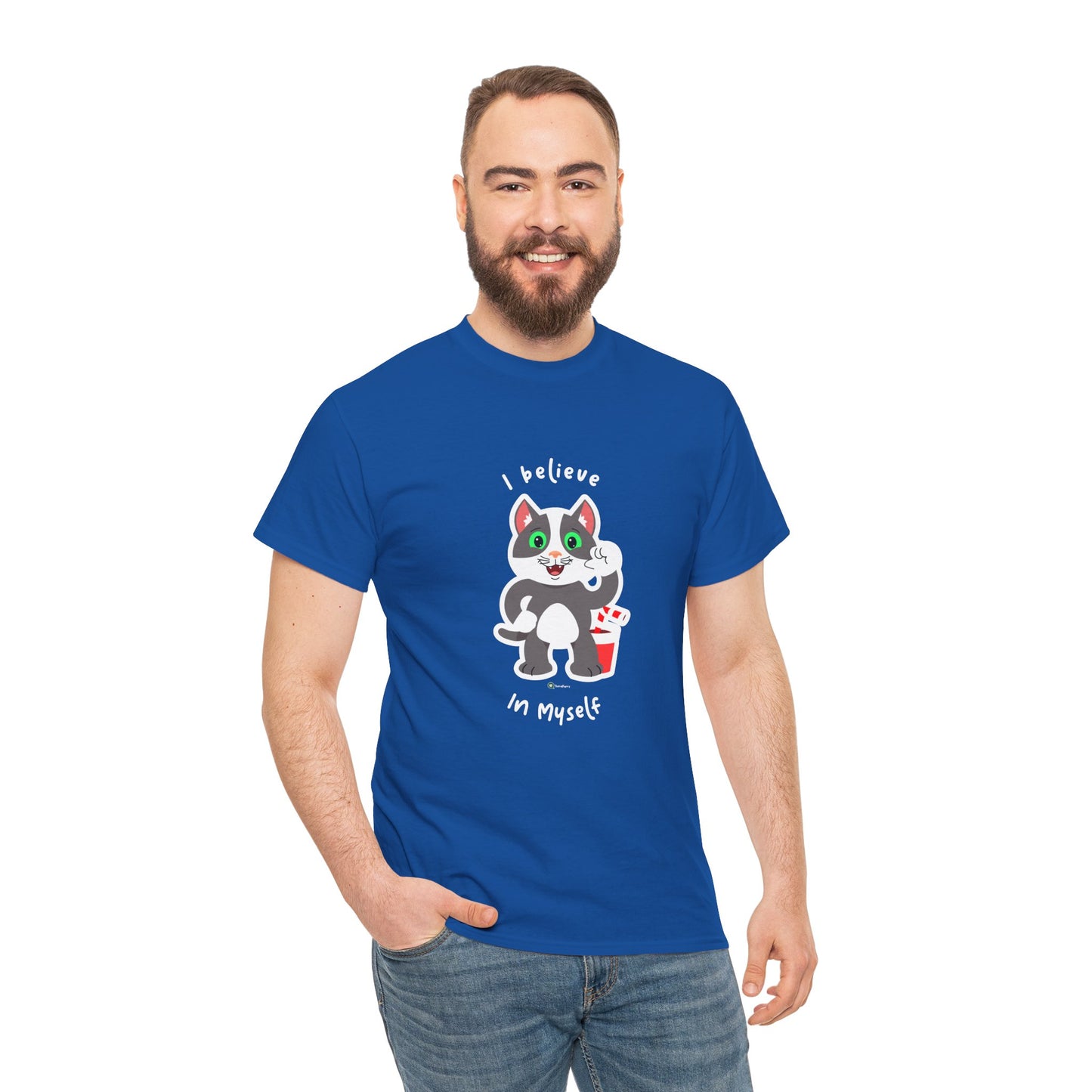 T-Shirt - PosiCat - I believe in myself