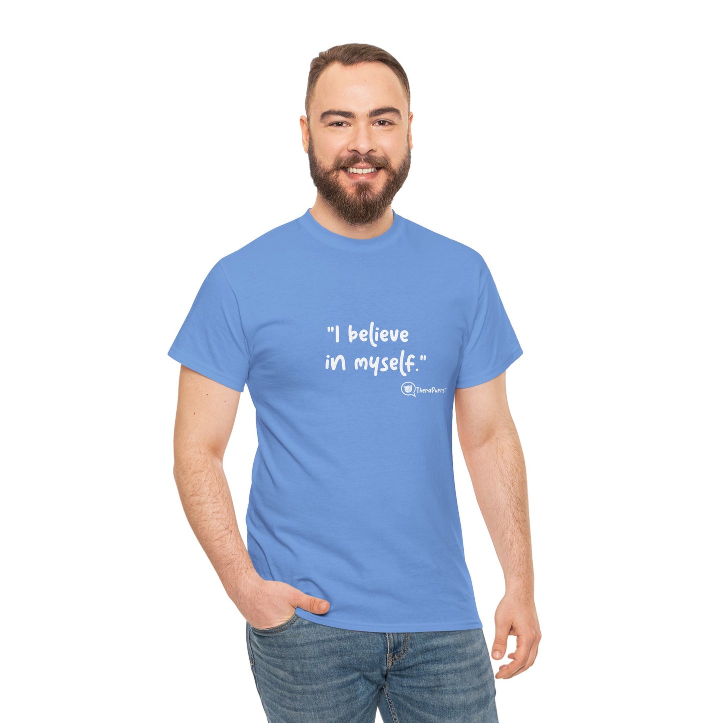 TheraPurrs Phrase T-Shirt - "I believe in myself"
