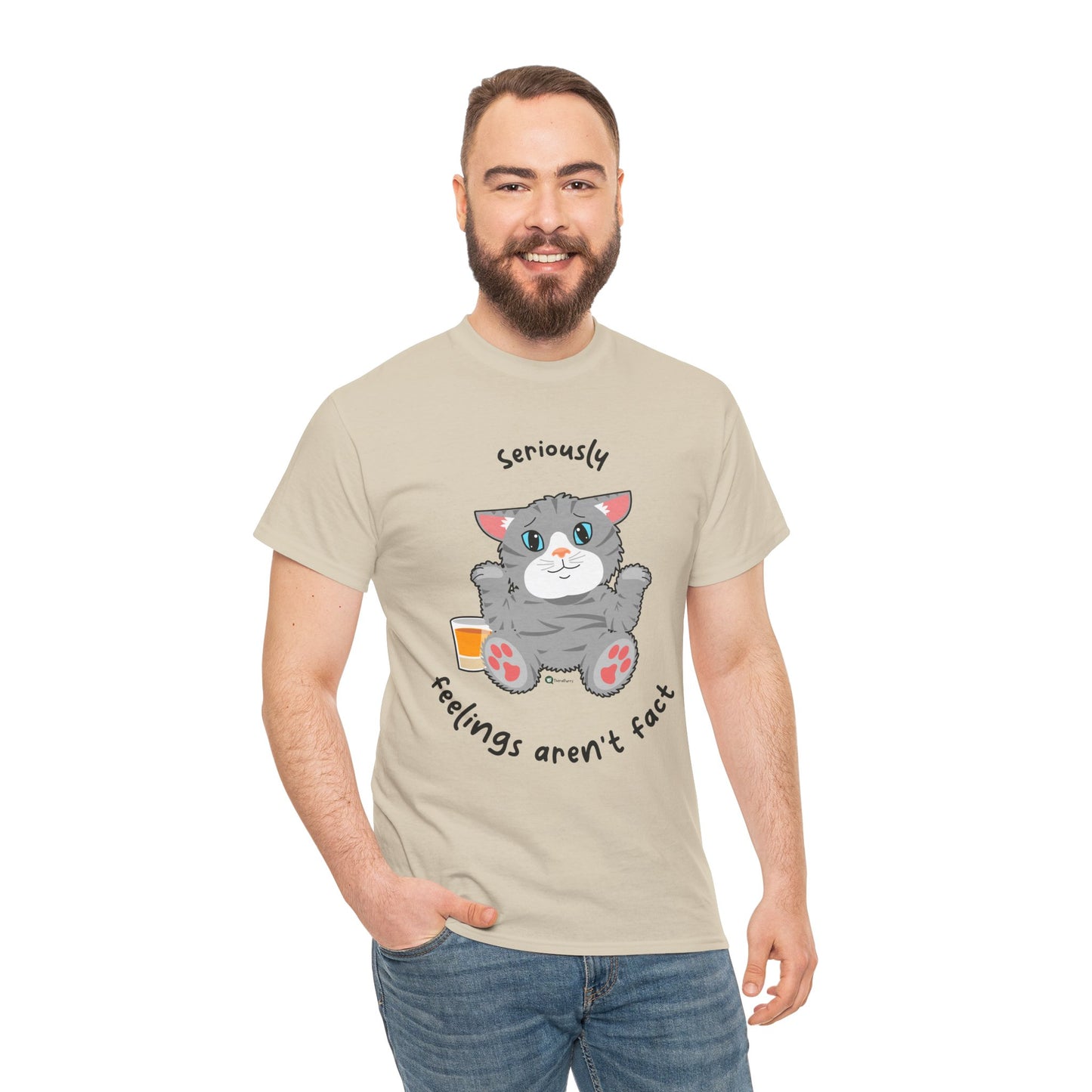 T-Shirt - TheraCat - Seriously feelings aren't fact