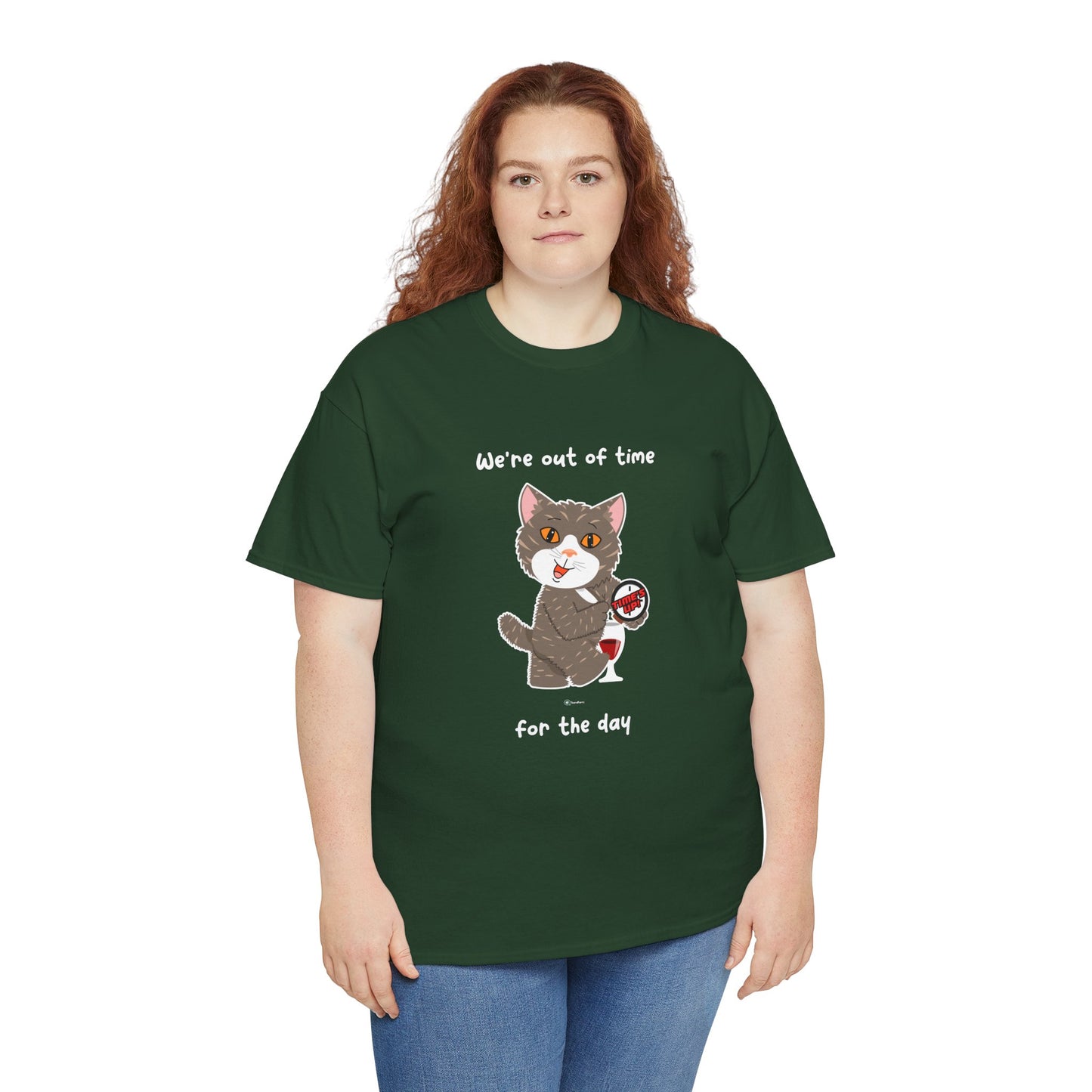 T-Shirt - HipaaCat - We're Out Of Time For The Day
