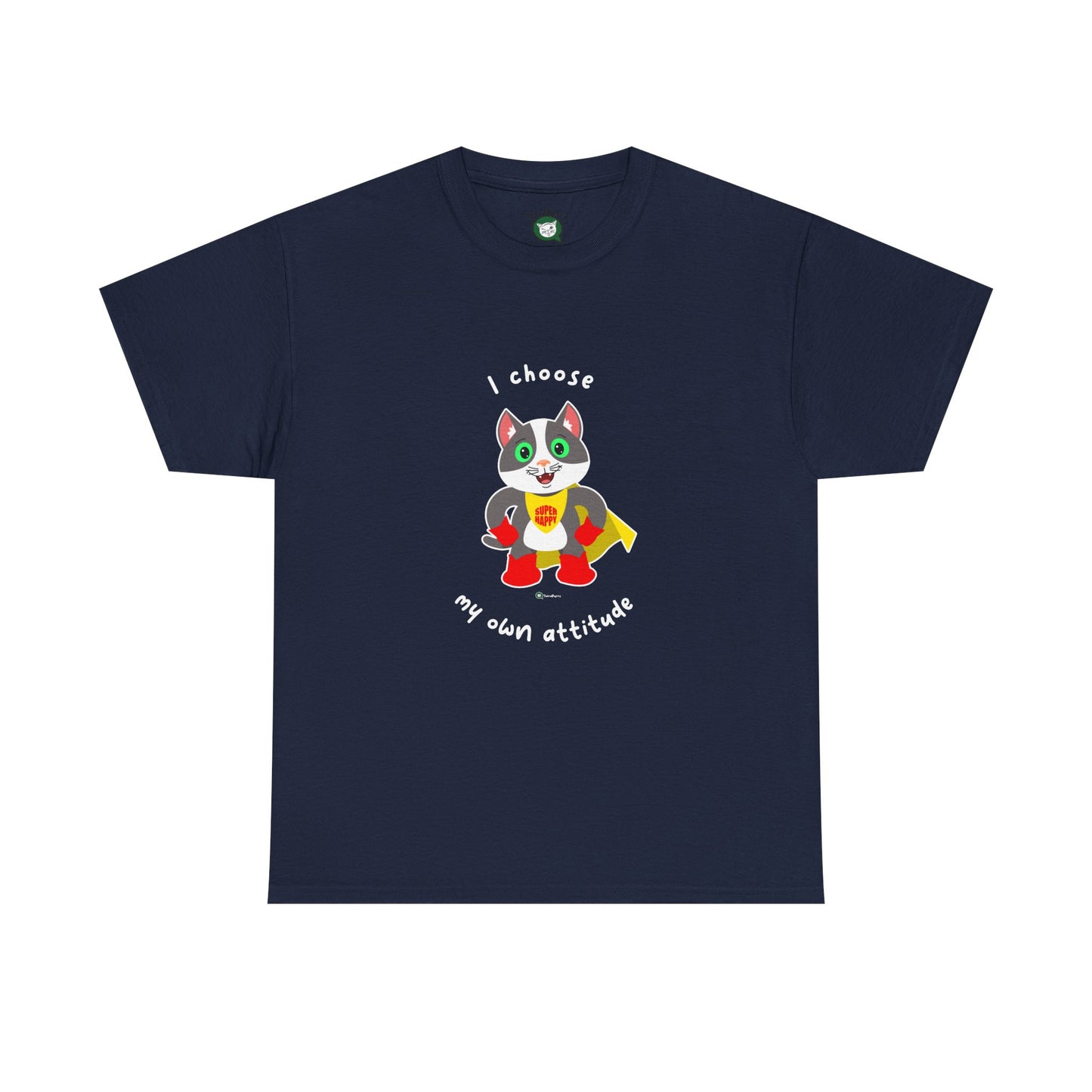 T-Shirt - PosiCat - I choose my own attitude