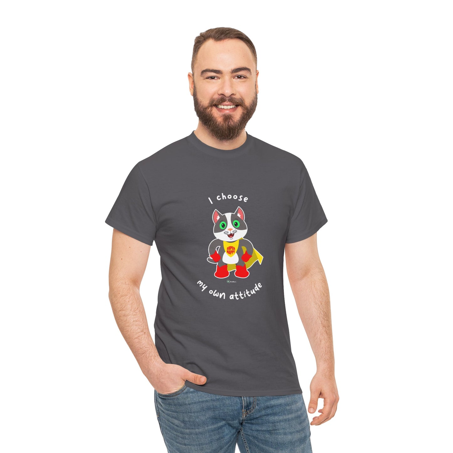 T-Shirt - PosiCat - I choose my own attitude
