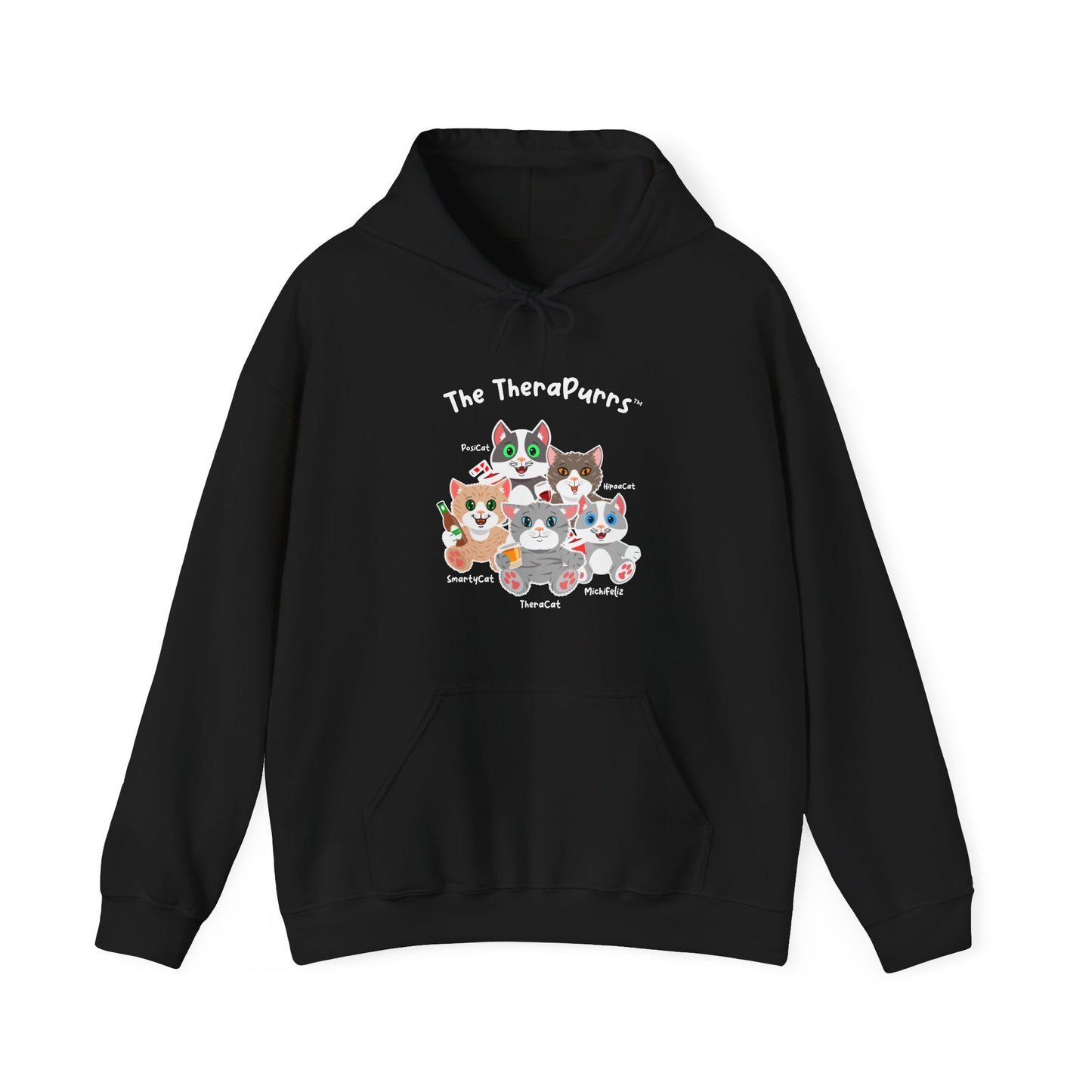 Sweatshirt - TheraPurrs - 5 Cats