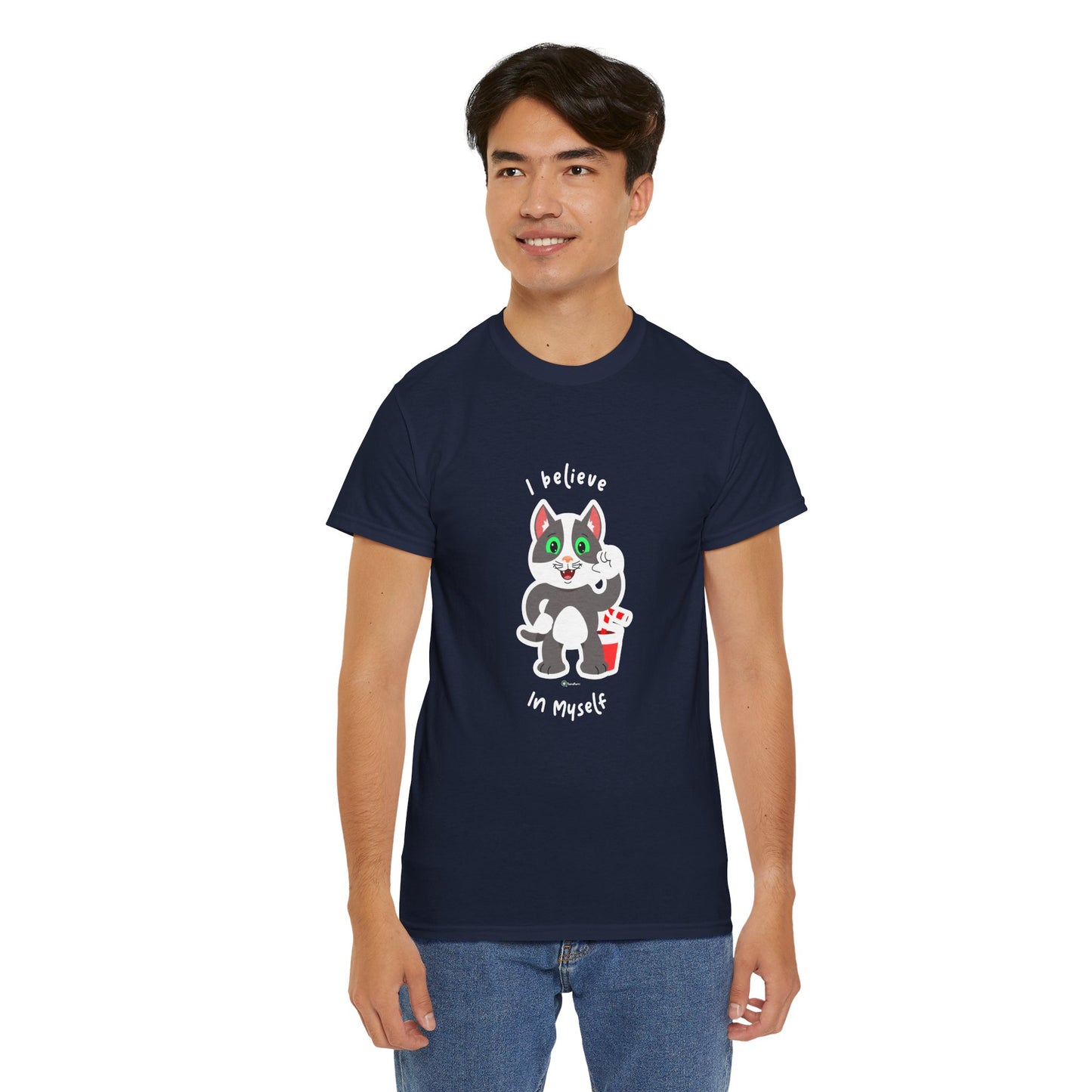 T-Shirt - PosiCat - I believe in myself