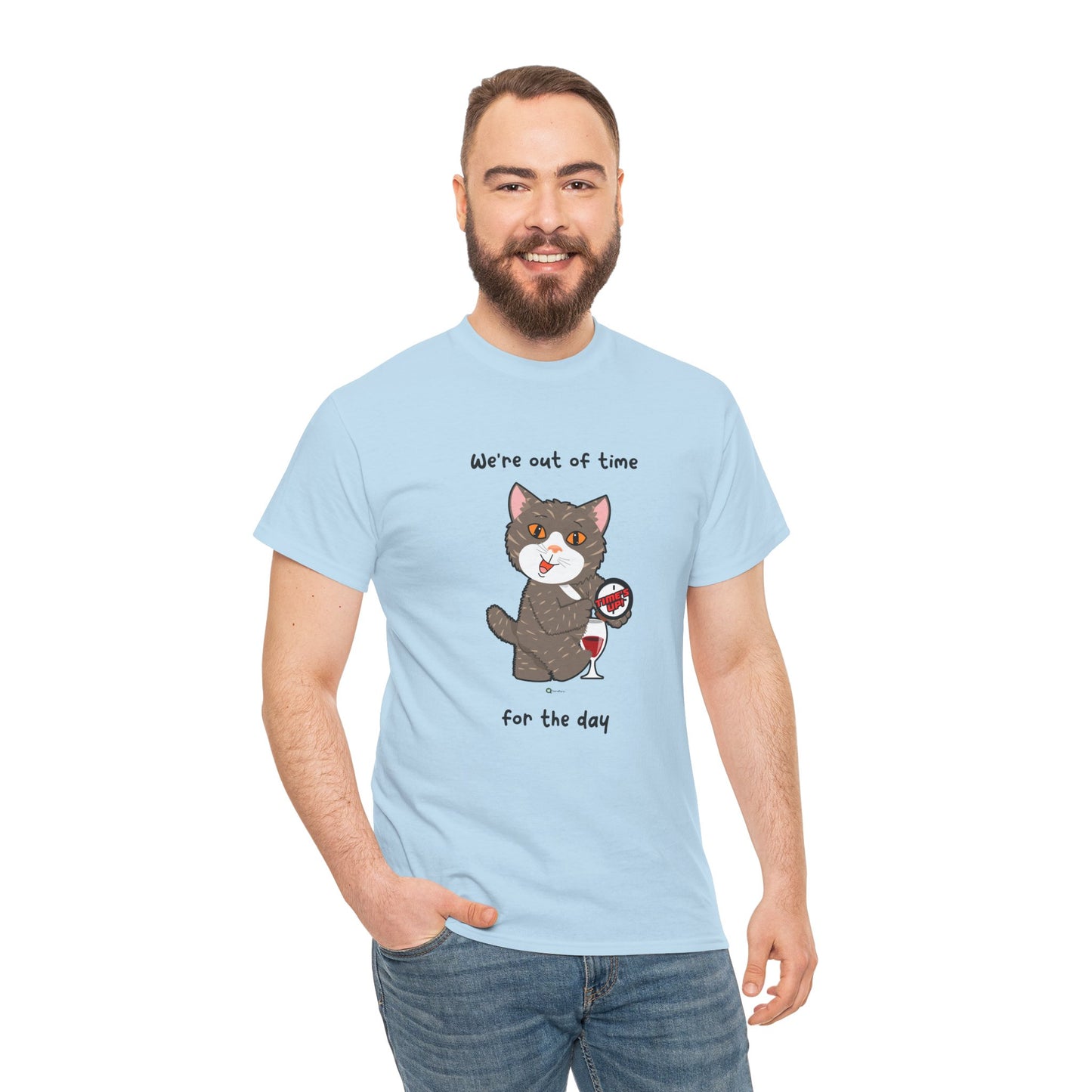 T-Shirt - HipaaCat - We're Out Of Time For The Day