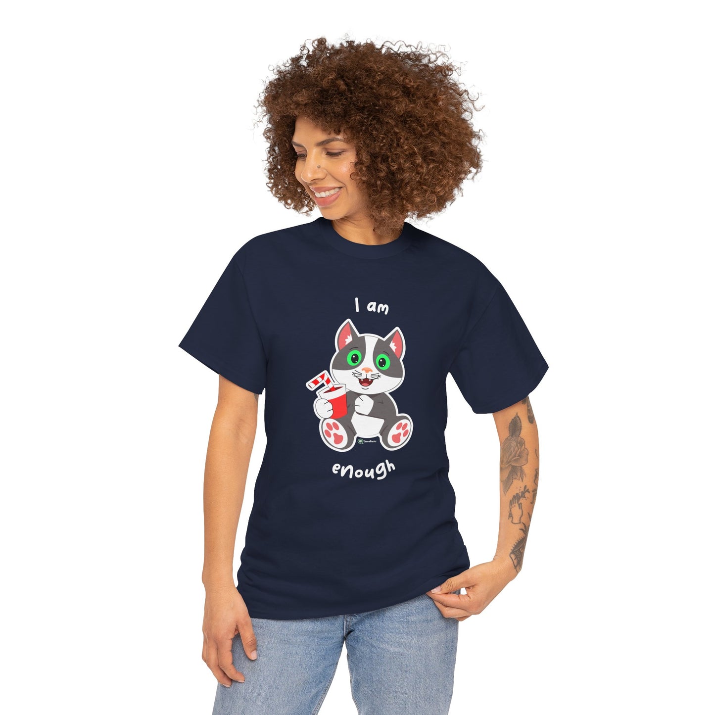 T-Shirt - PosiCat - I Am Enough