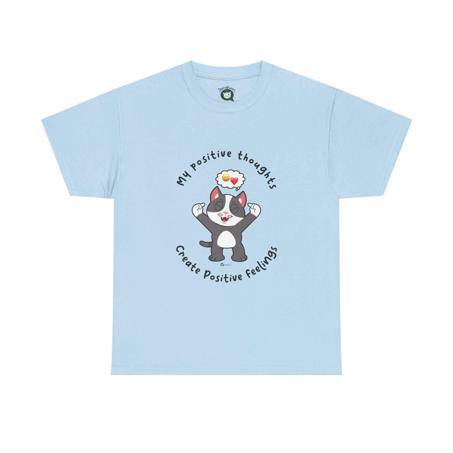 T-Shirt - PosiCat - My positive thoughts create positive feelings