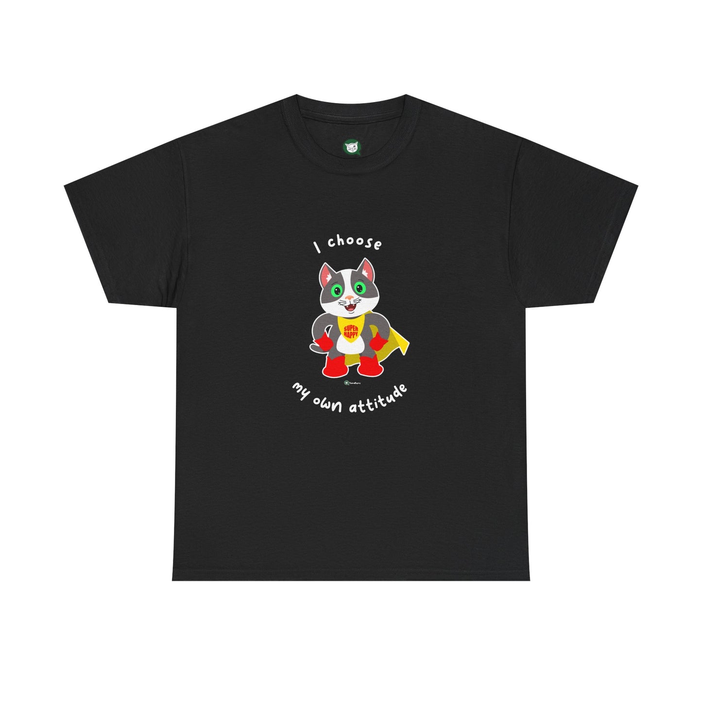 T-Shirt - PosiCat - I choose my own attitude