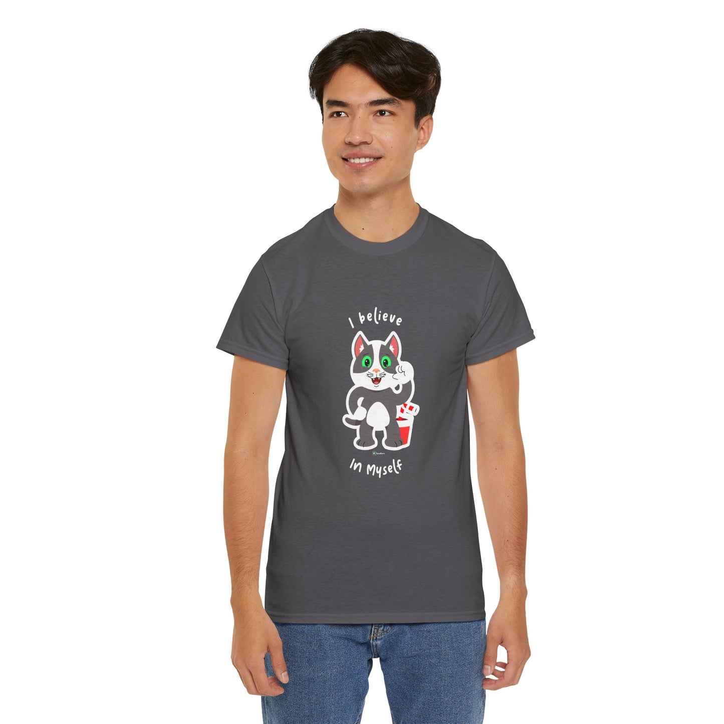 T-Shirt - PosiCat - I believe in myself