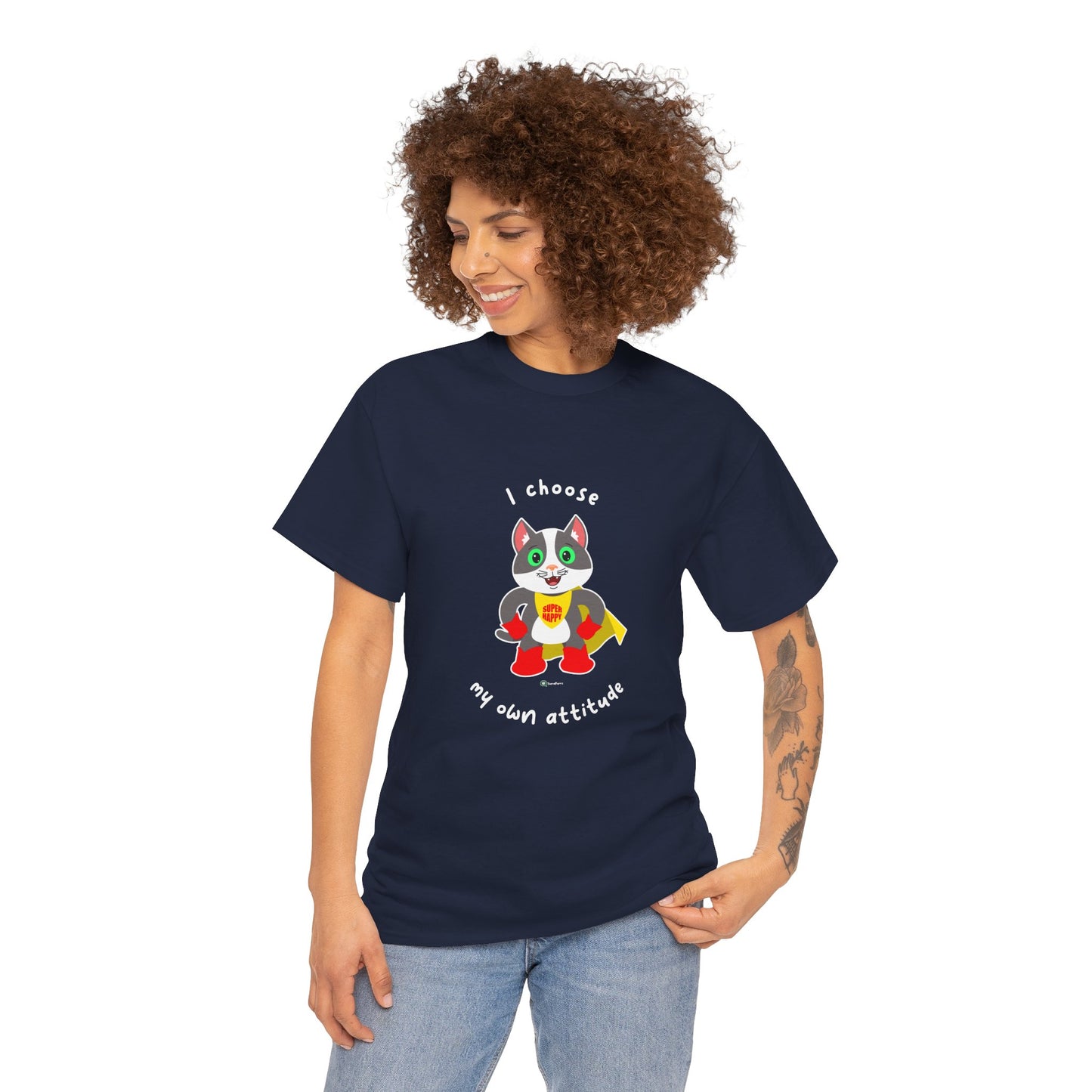 T-Shirt - PosiCat - I choose my own attitude